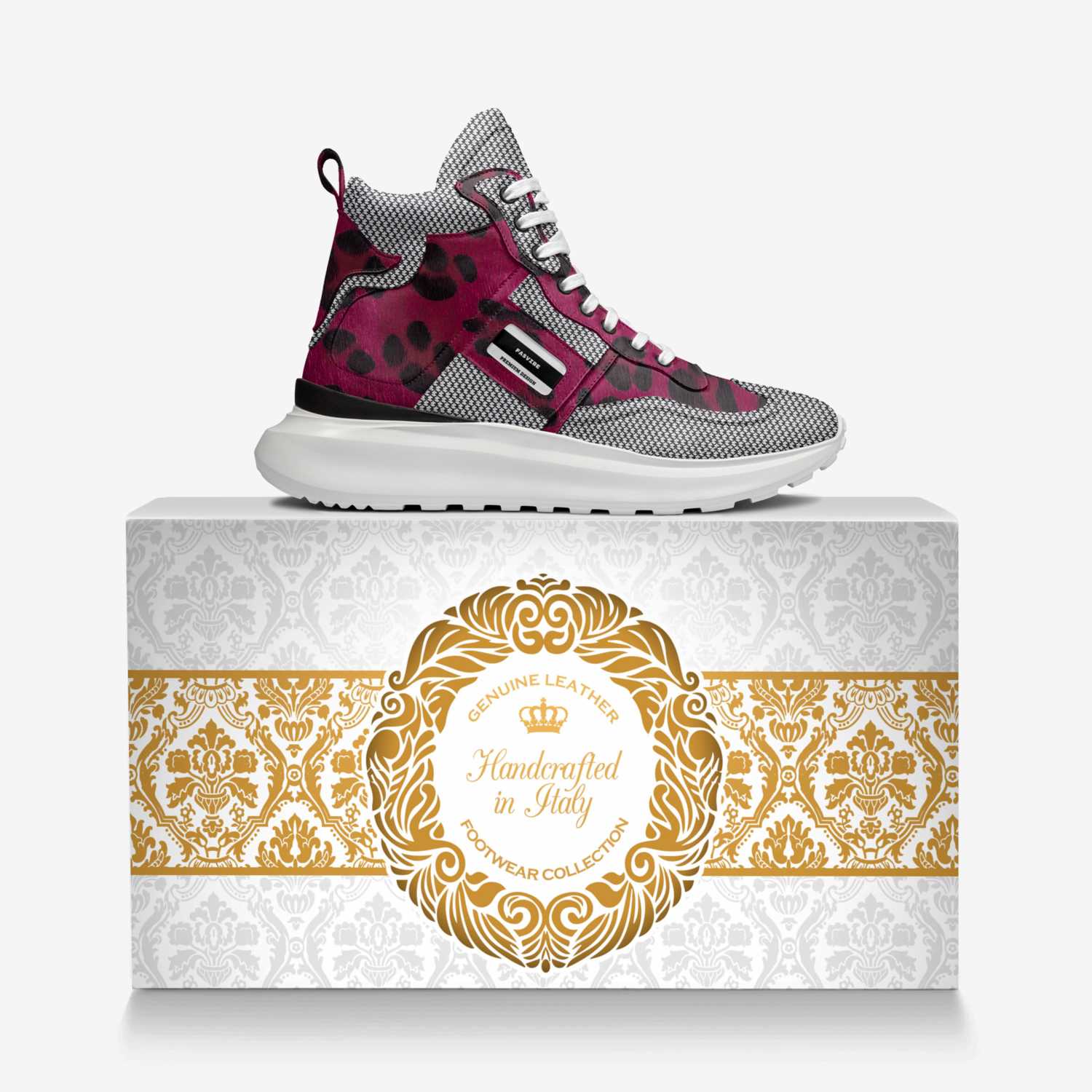Fasvibe custom made in Italy shoes by Henry L Mcrae Jr | Over box view