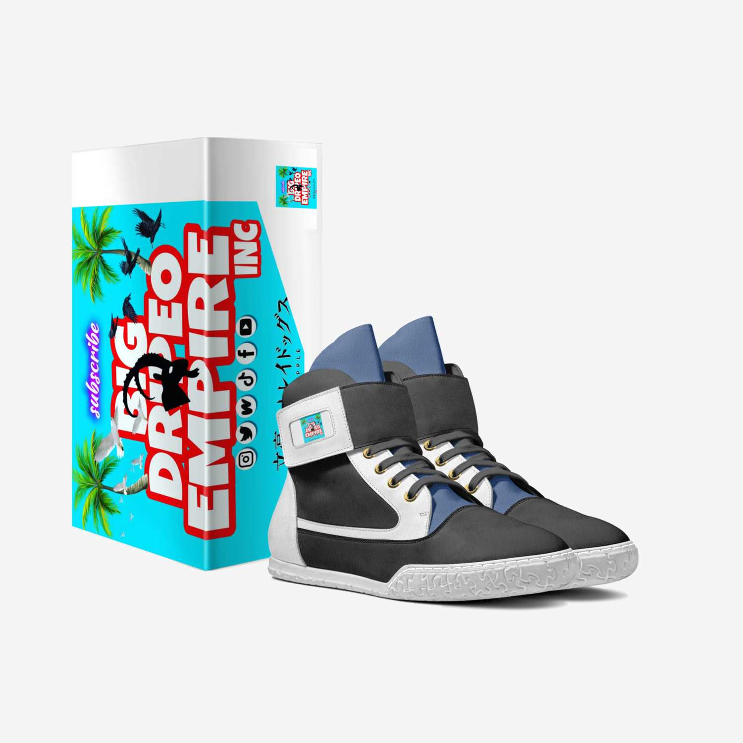 Big Dripeo Empire custom made in Italy shoes by Babyfacez Godfather | Box view