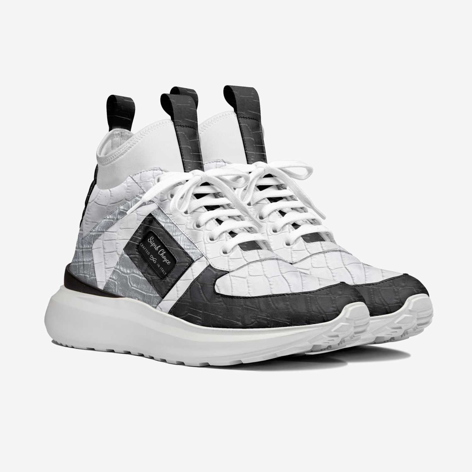 Sūprb Choyce custom made in Italy shoes by Omari Choyce | Double view