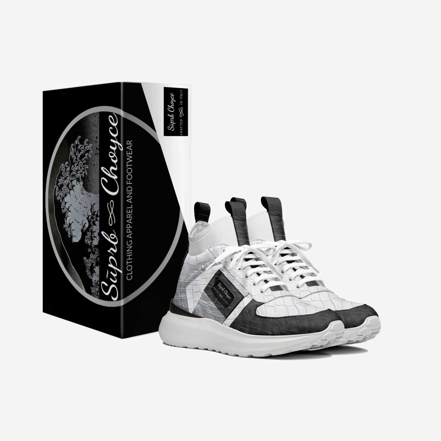 Sūprb Choyce custom made in Italy shoes by Omari Choyce | Box view