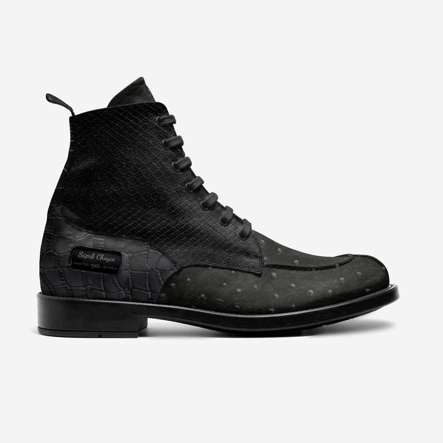 Sūprb Choyce custom made in Italy shoes by Omari Choyce | Side view