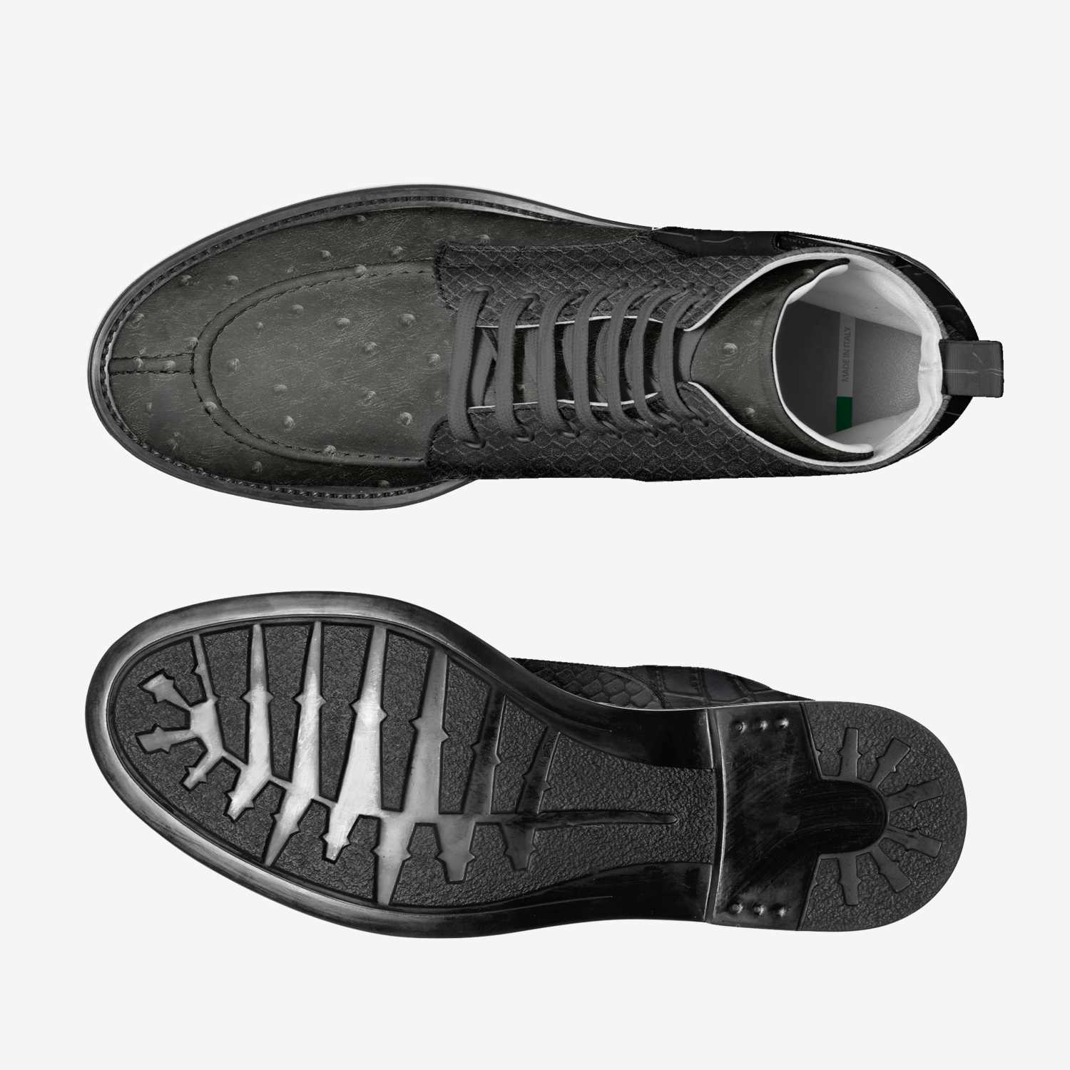 Sūprb Choyce custom made in Italy shoes by Omari Choyce | Top view