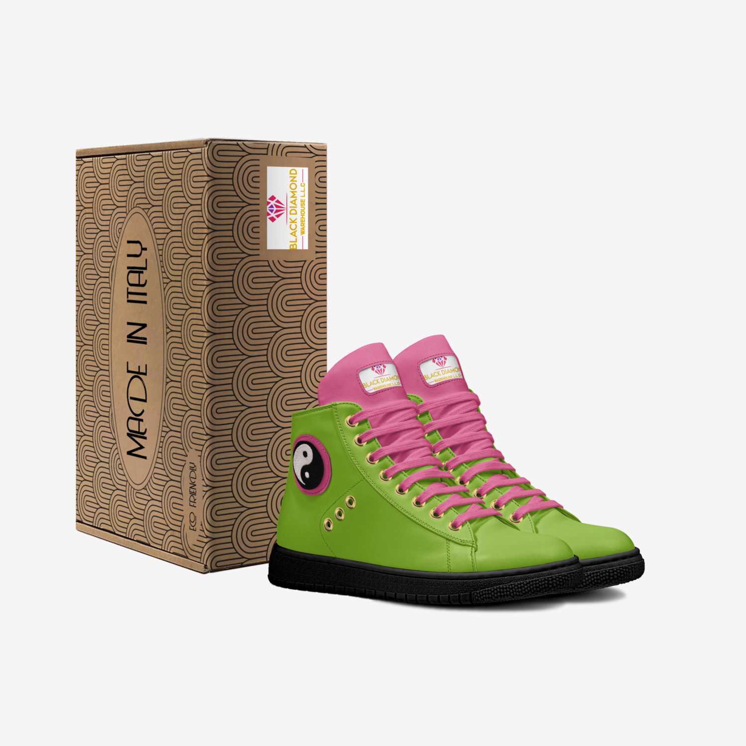 that him custom made in Italy shoes by Antonio Johnson | Box view