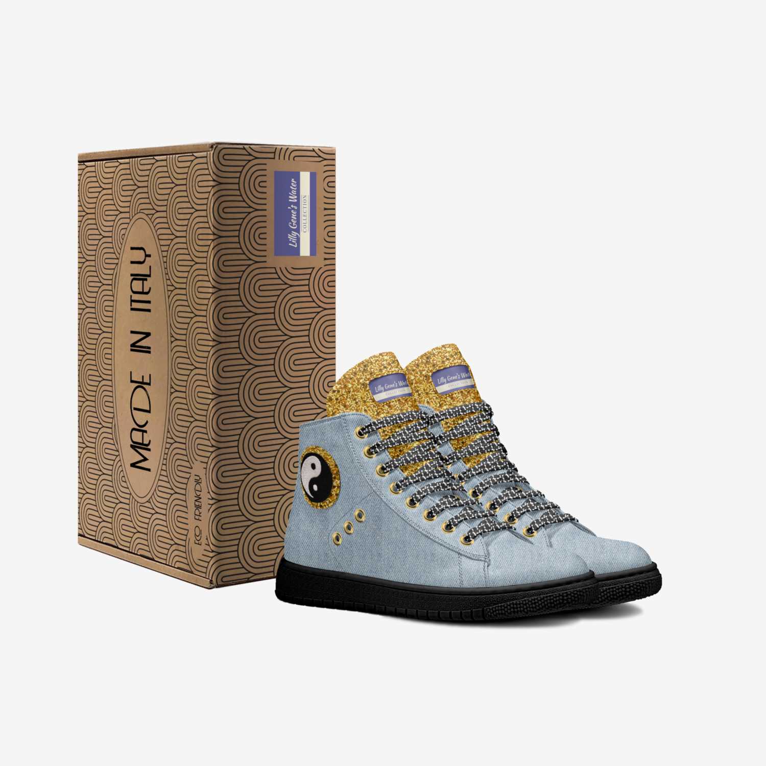 Lilly Water custom made in Italy shoes by Genisis Bynum | Box view