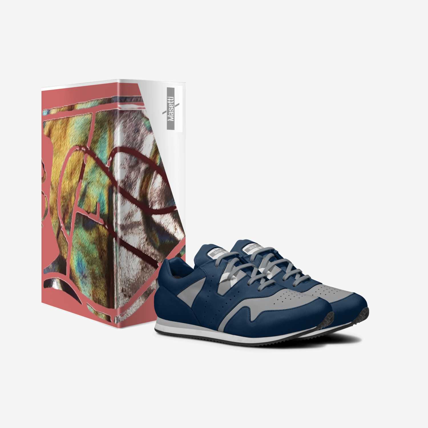 Masetti custom made in Italy shoes by Sean Furr | Box view