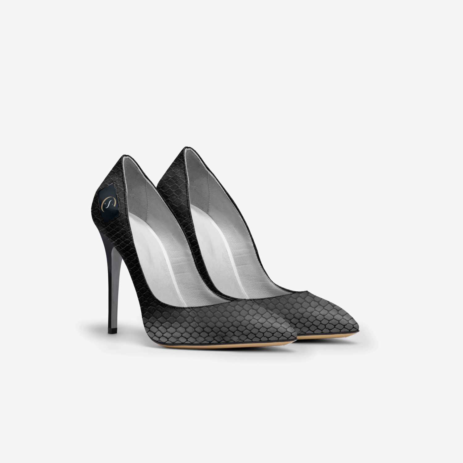 Virtue Stiletto custom made in Italy shoes by Christian Soles Collection | Double view