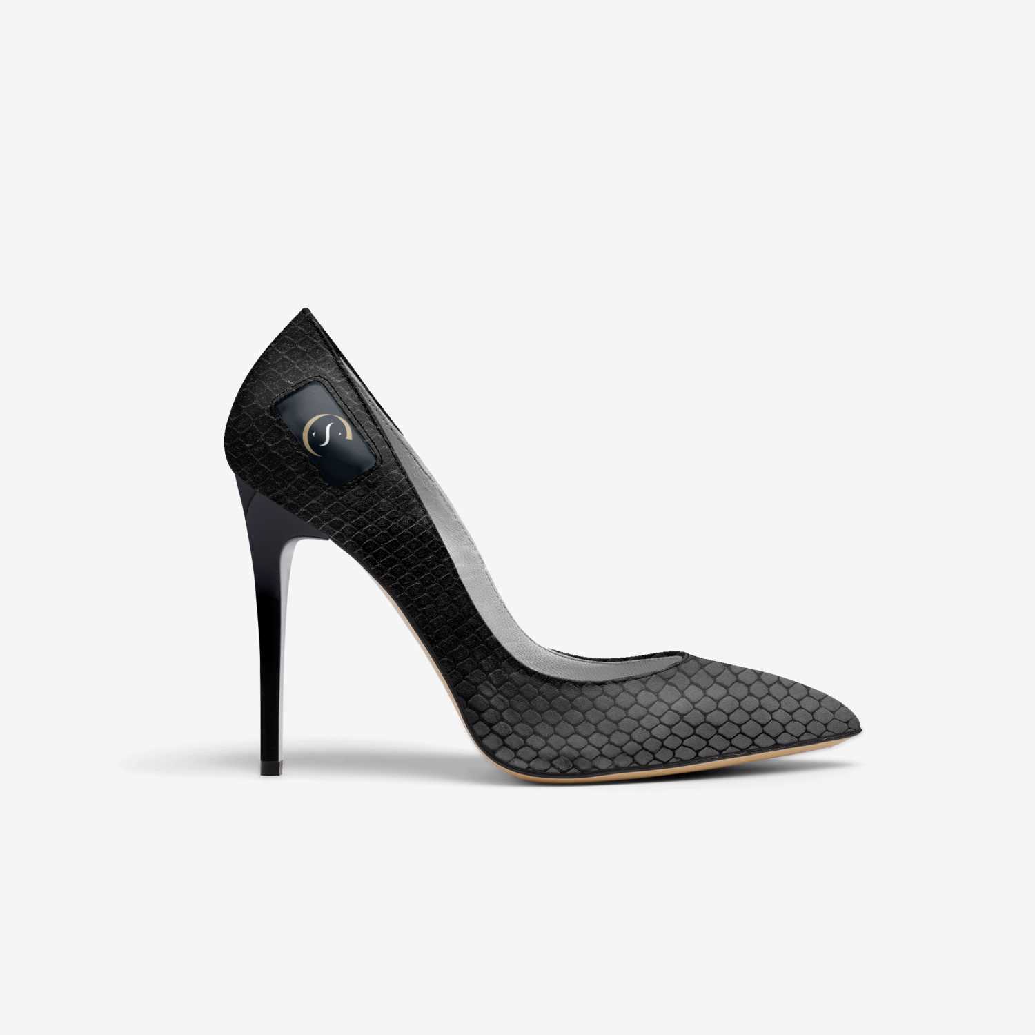 Virtue Stiletto custom made in Italy shoes by Christian Soles Collection | Side view