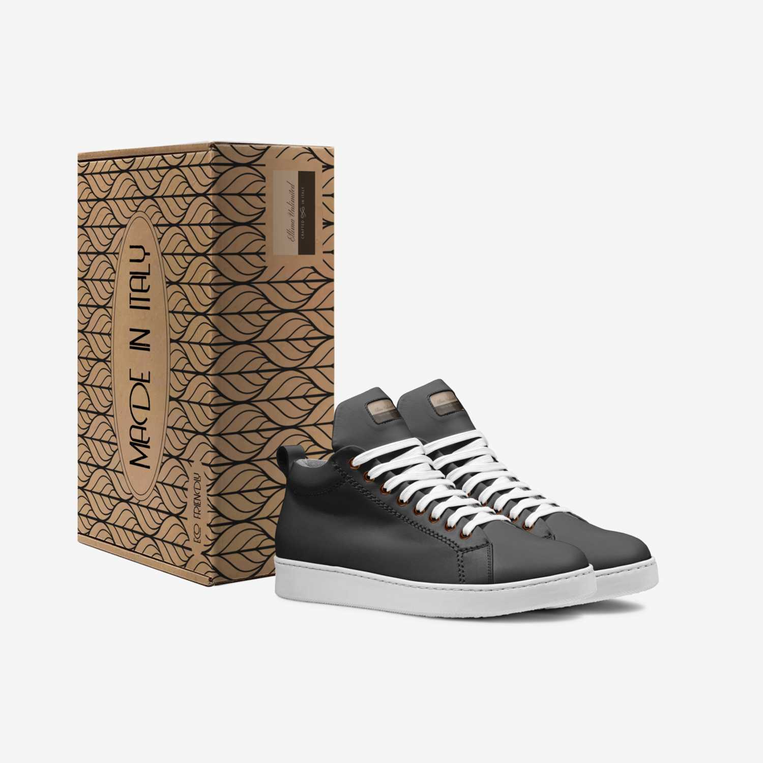 JDSN AIRE custom made in Italy shoes by Trēsha Judson | Box view