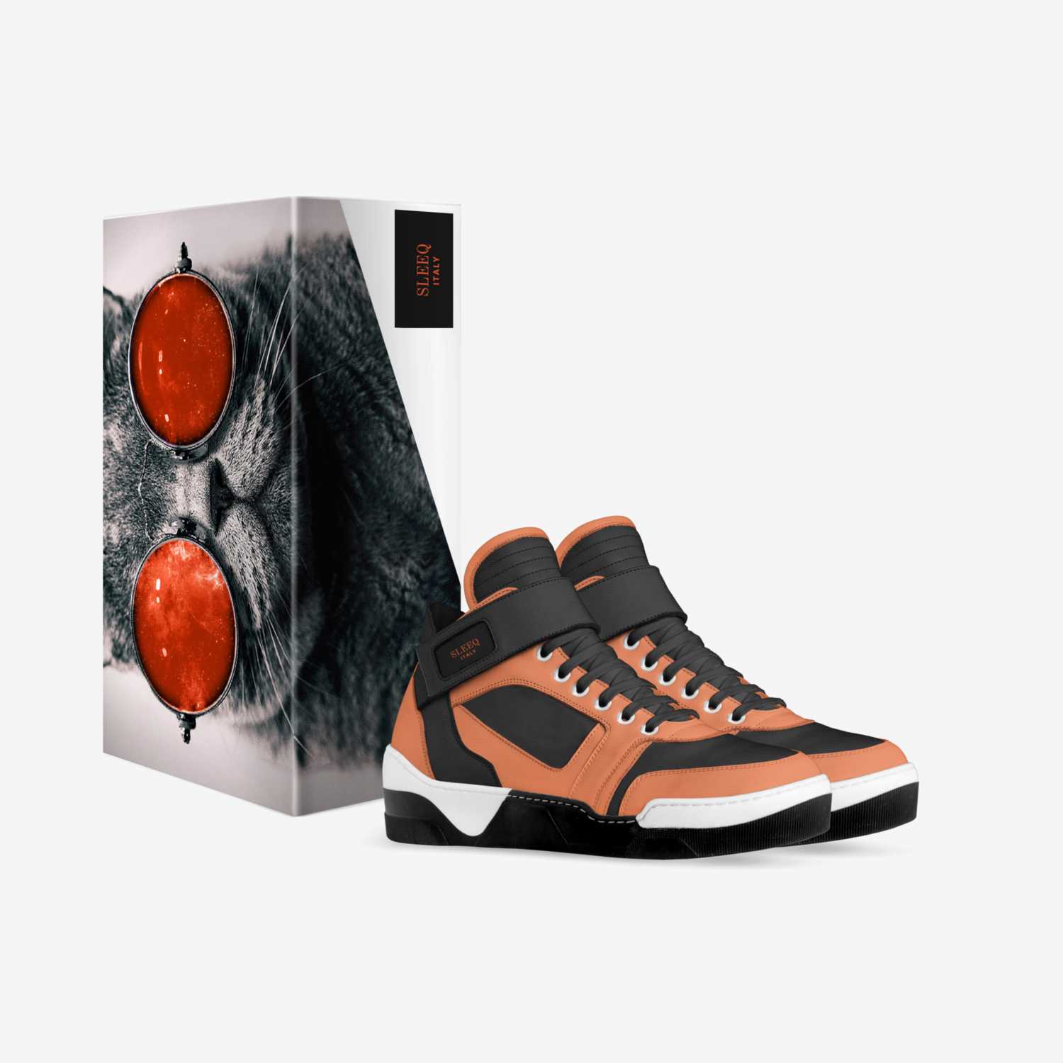SLEEQ custom made in Italy shoes by Lady A | Box view