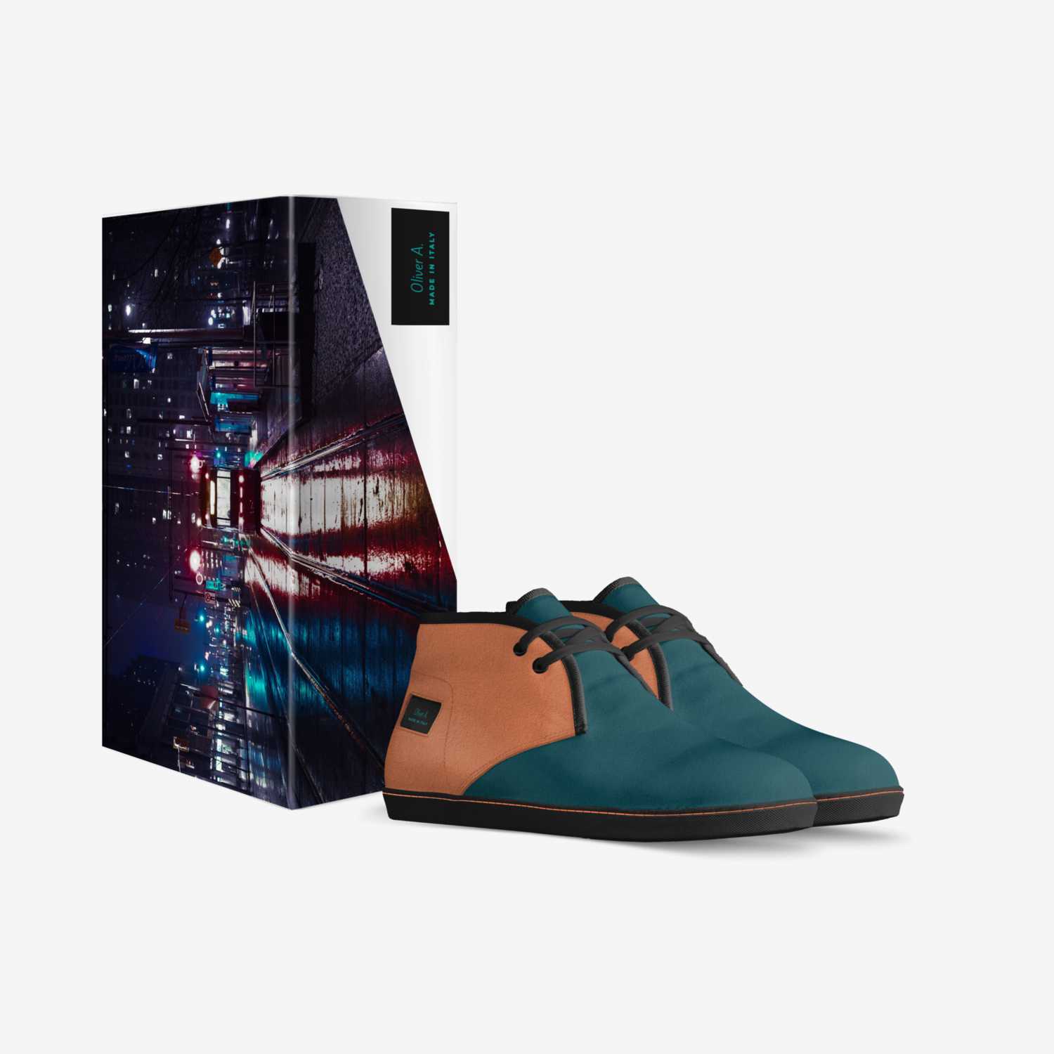 Oliver A. custom made in Italy shoes by Ángel Olivera | Box view