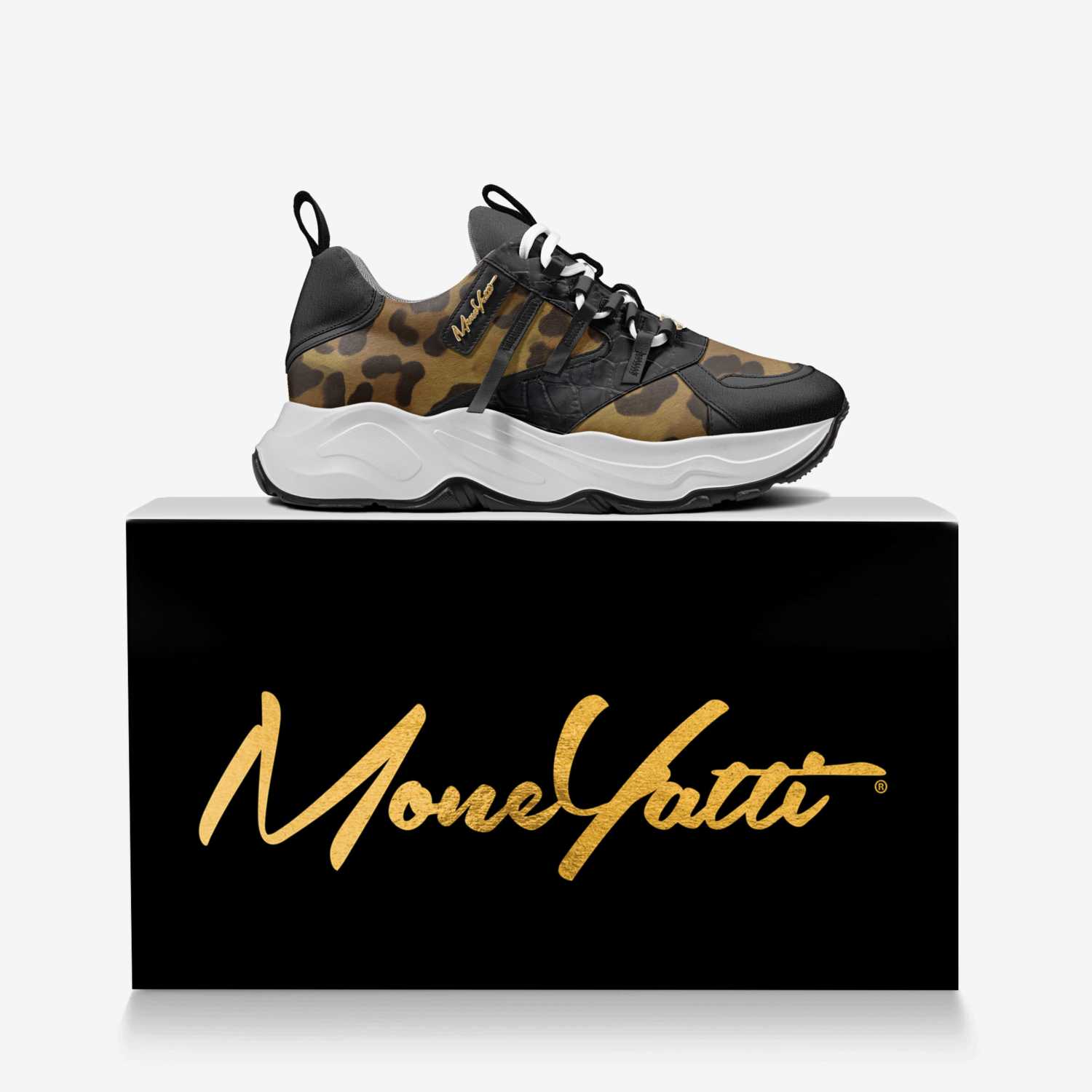 Moneyatti Bandz002 custom made in Italy shoes by Moneyatti Brand | Over box view