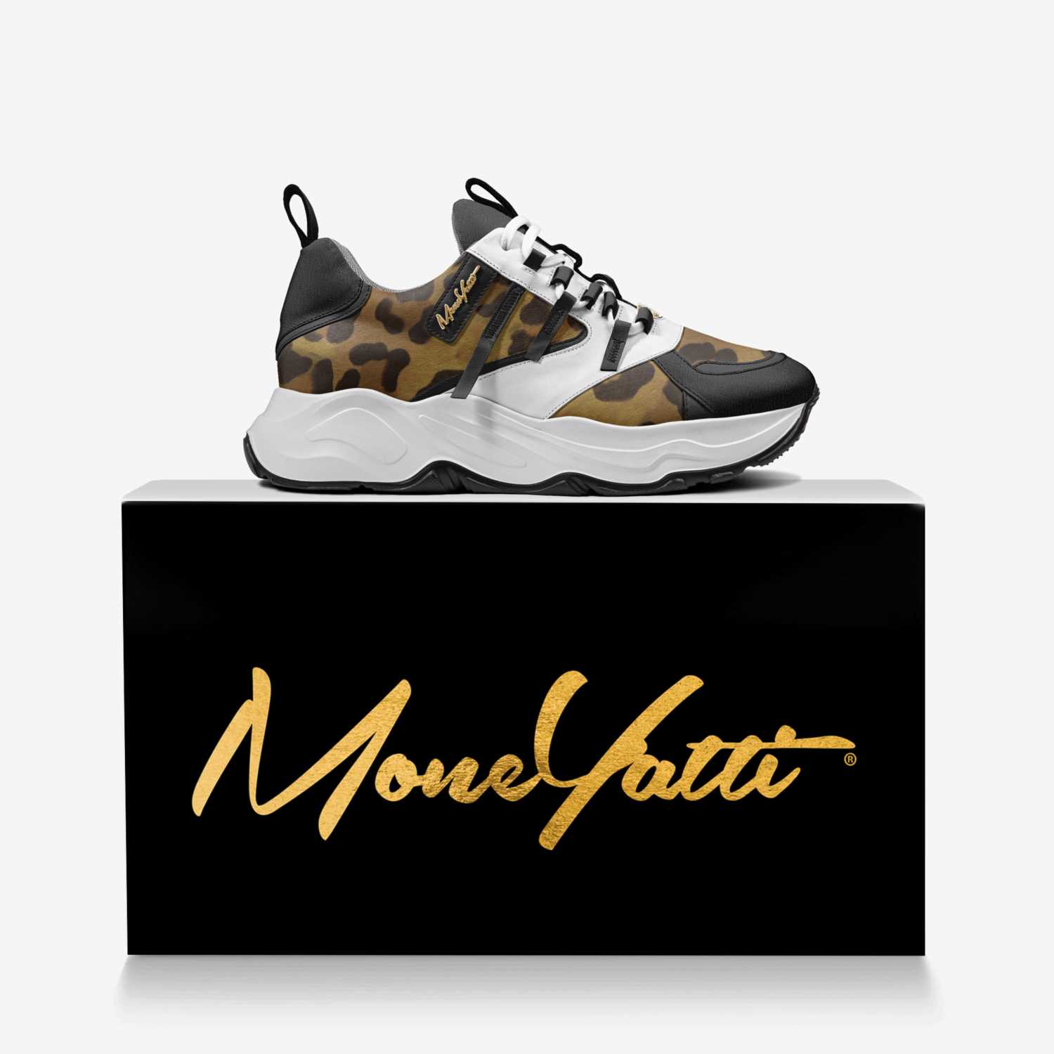 Moneyatti Bandz003 custom made in Italy shoes by Moneyatti Brand | Over box view