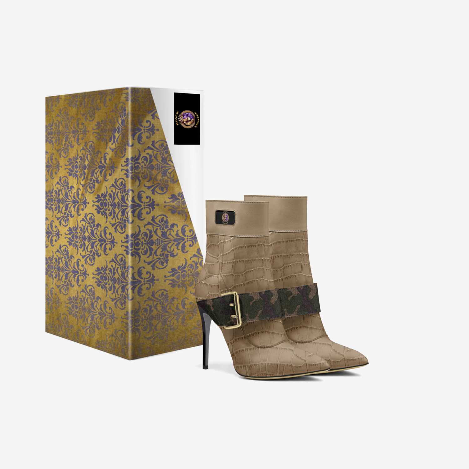 Da Queen custom made in Italy shoes by Kevin Hogan | Box view