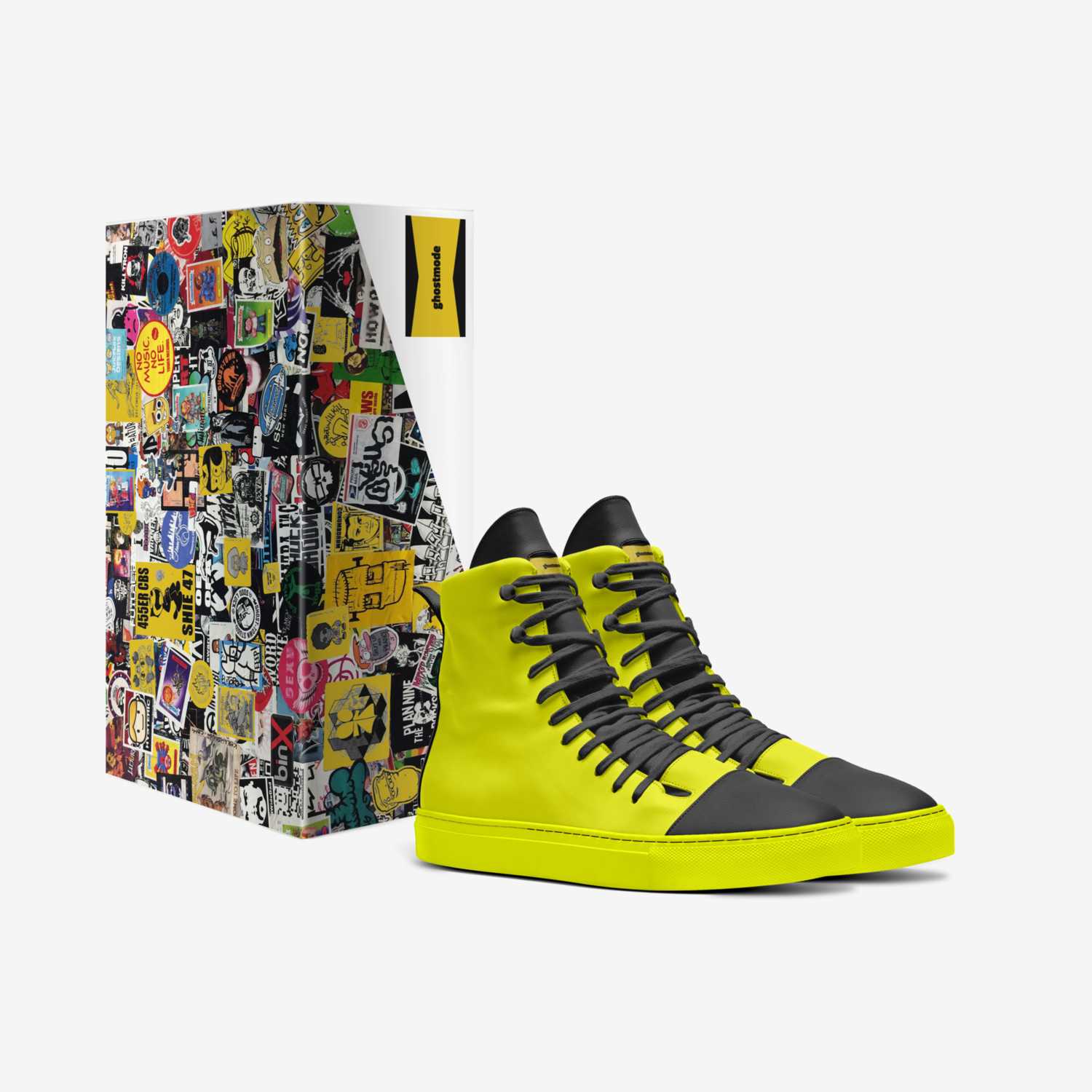 ghostmode custom made in Italy shoes by Frankie Robinson | Box view