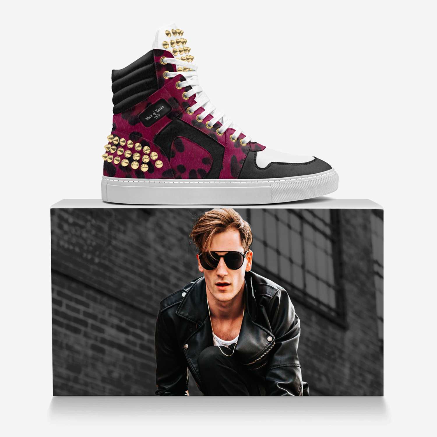 Haus of Xaxia custom made in Italy shoes by Thiago Decoene | Over box view