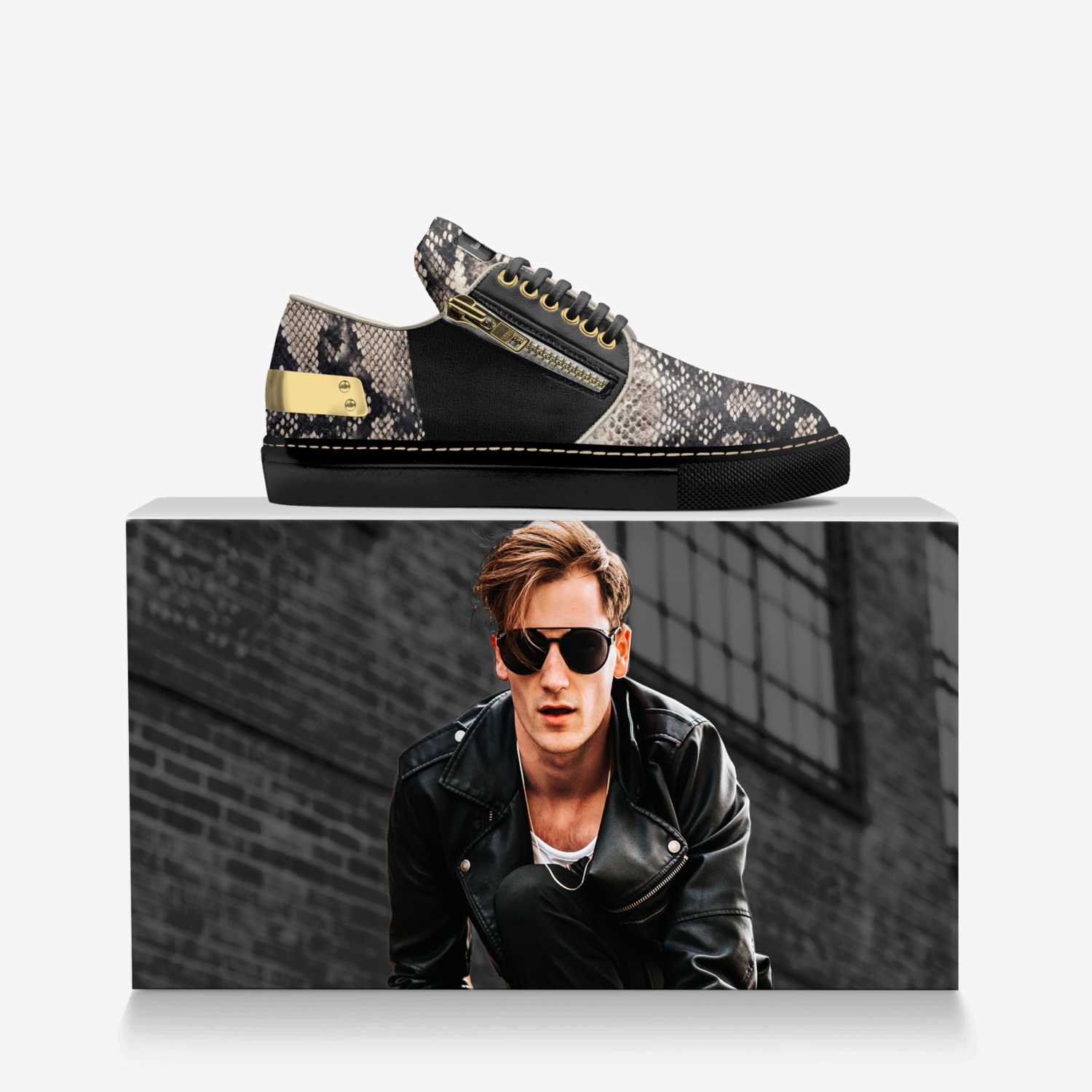 Haus of Xaxia custom made in Italy shoes by Thiago Decoene | Over box view