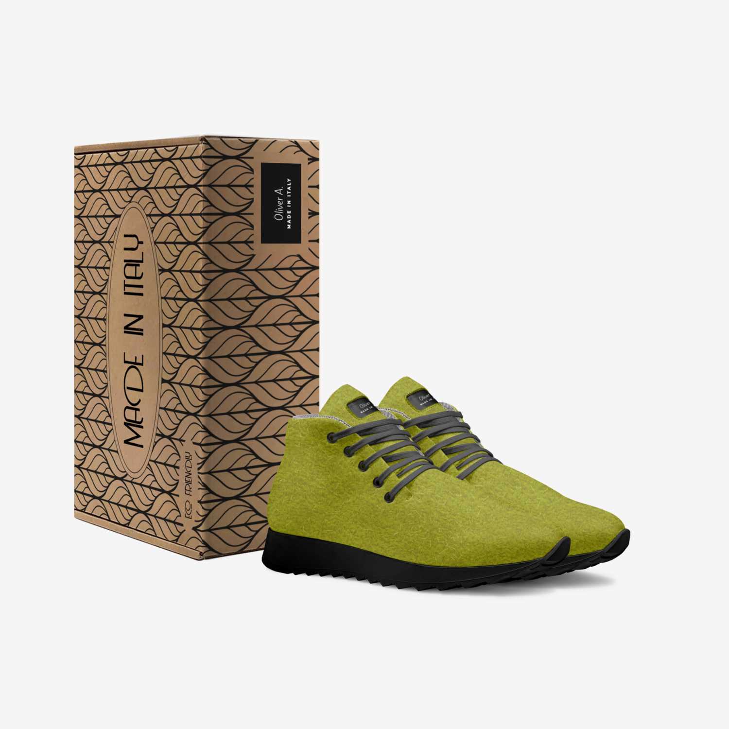 Oliver A. custom made in Italy shoes by Ángel Olivera | Box view