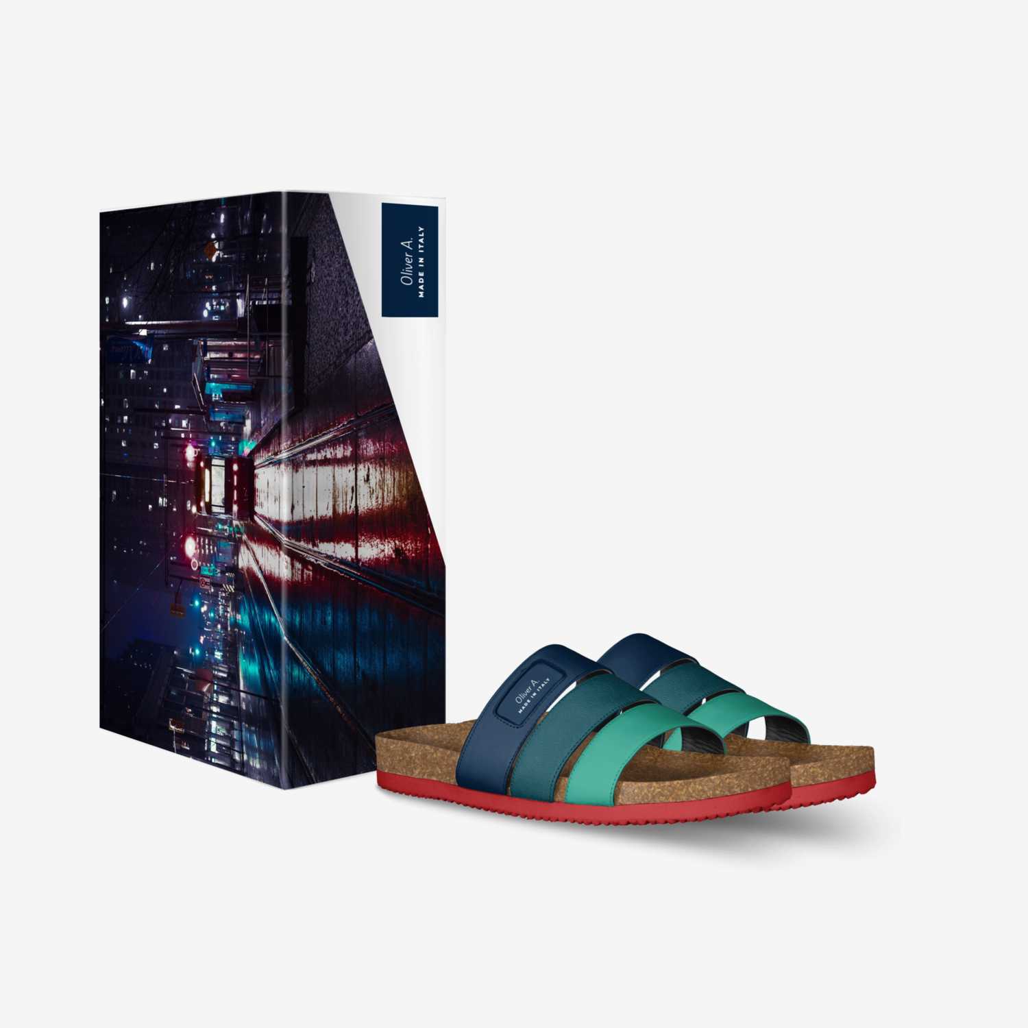 Oliver A. custom made in Italy shoes by Ángel Olivera | Box view