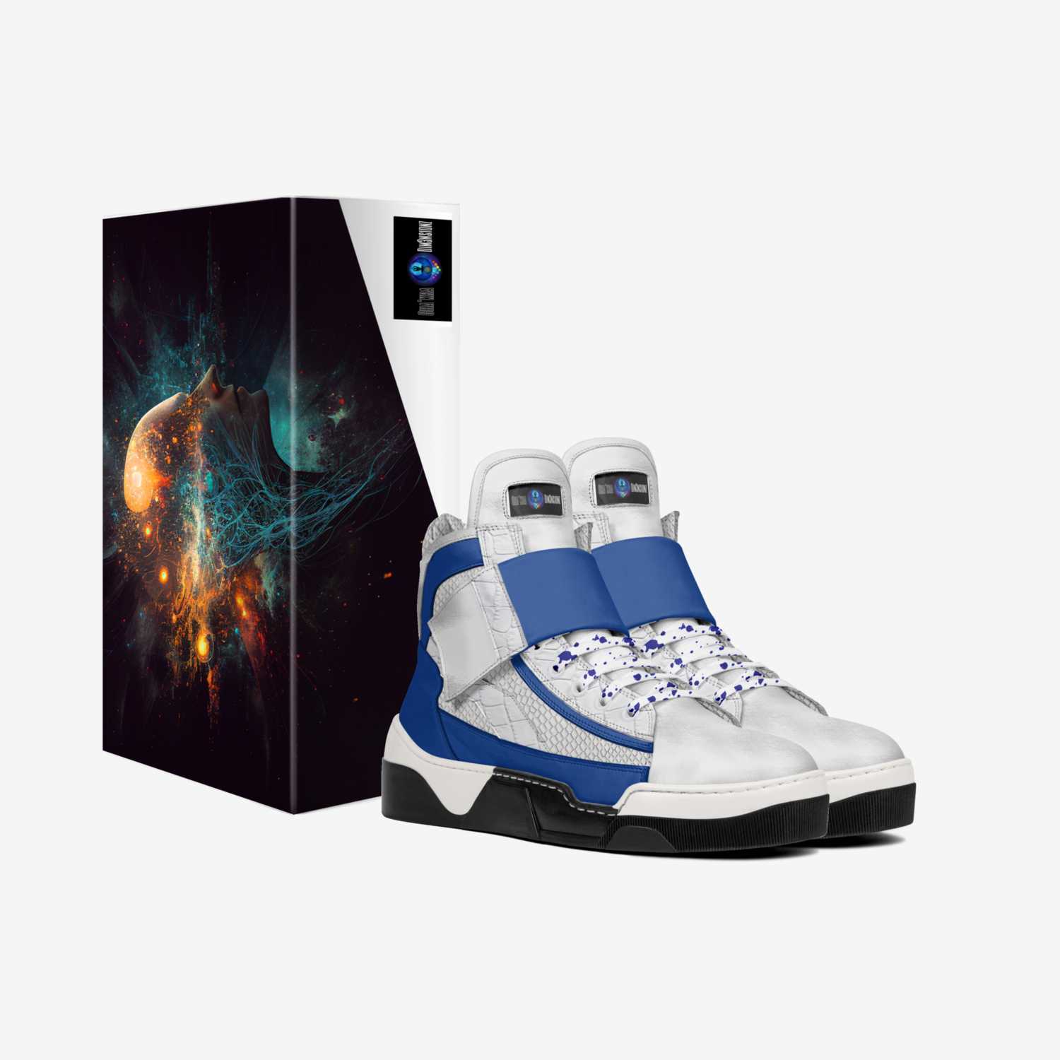 Cha'kra Dim3nsionz custom made in Italy shoes by Shu Da God | Box view