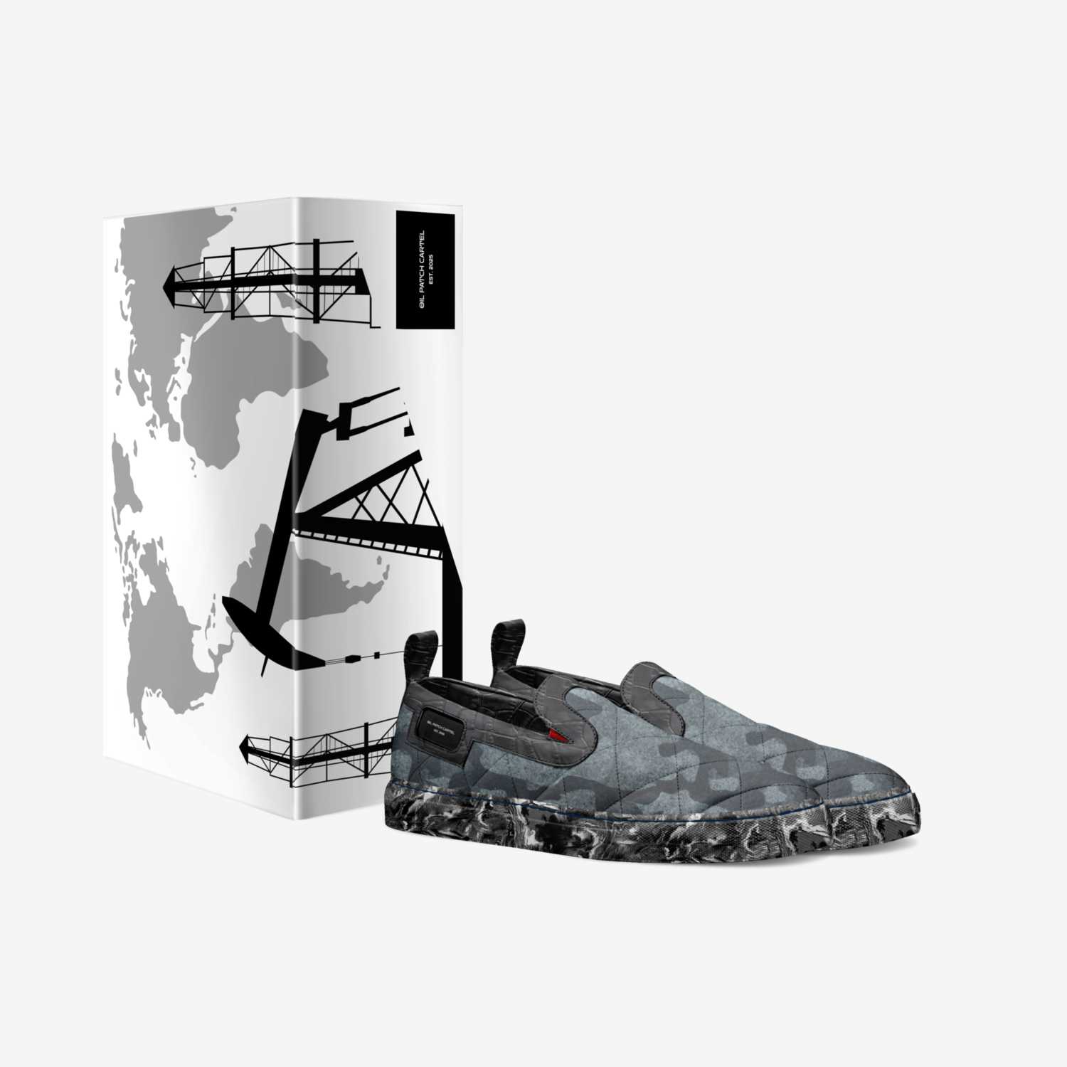 6 O' Clock custom made in Italy shoes by Edel De La Garza | Box view