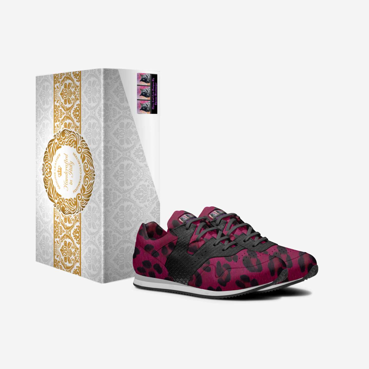 Three Cool Cats custom made in Italy shoes by Dr. Theresa Brockmeyer | Box view
