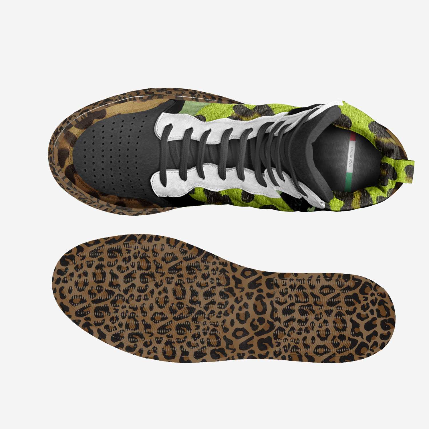 Animal House  custom made in Italy shoes by Diana Joe | Top view