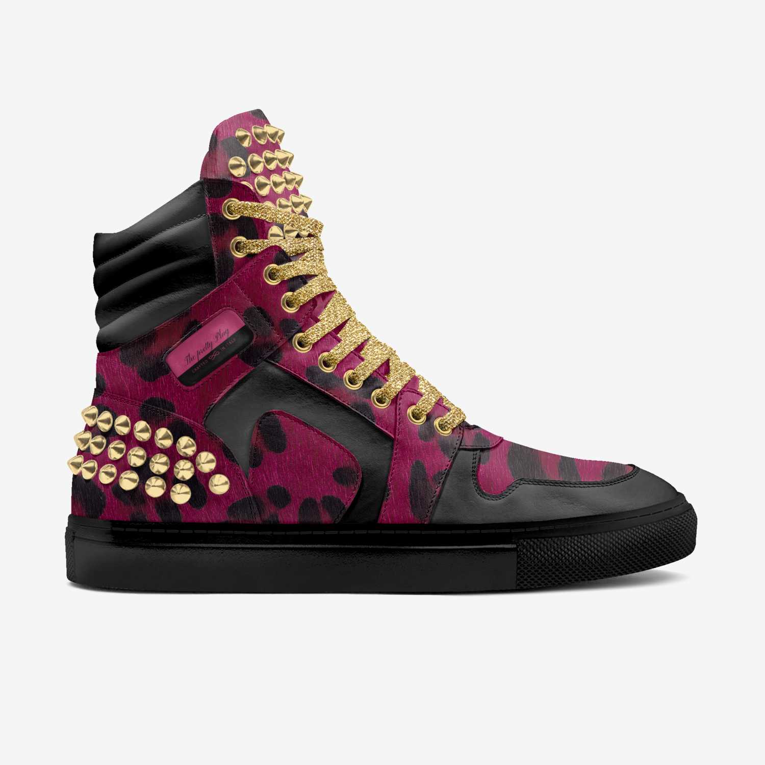 The pretty Plug custom made in Italy shoes by Ny-leeka Jackson | Side view