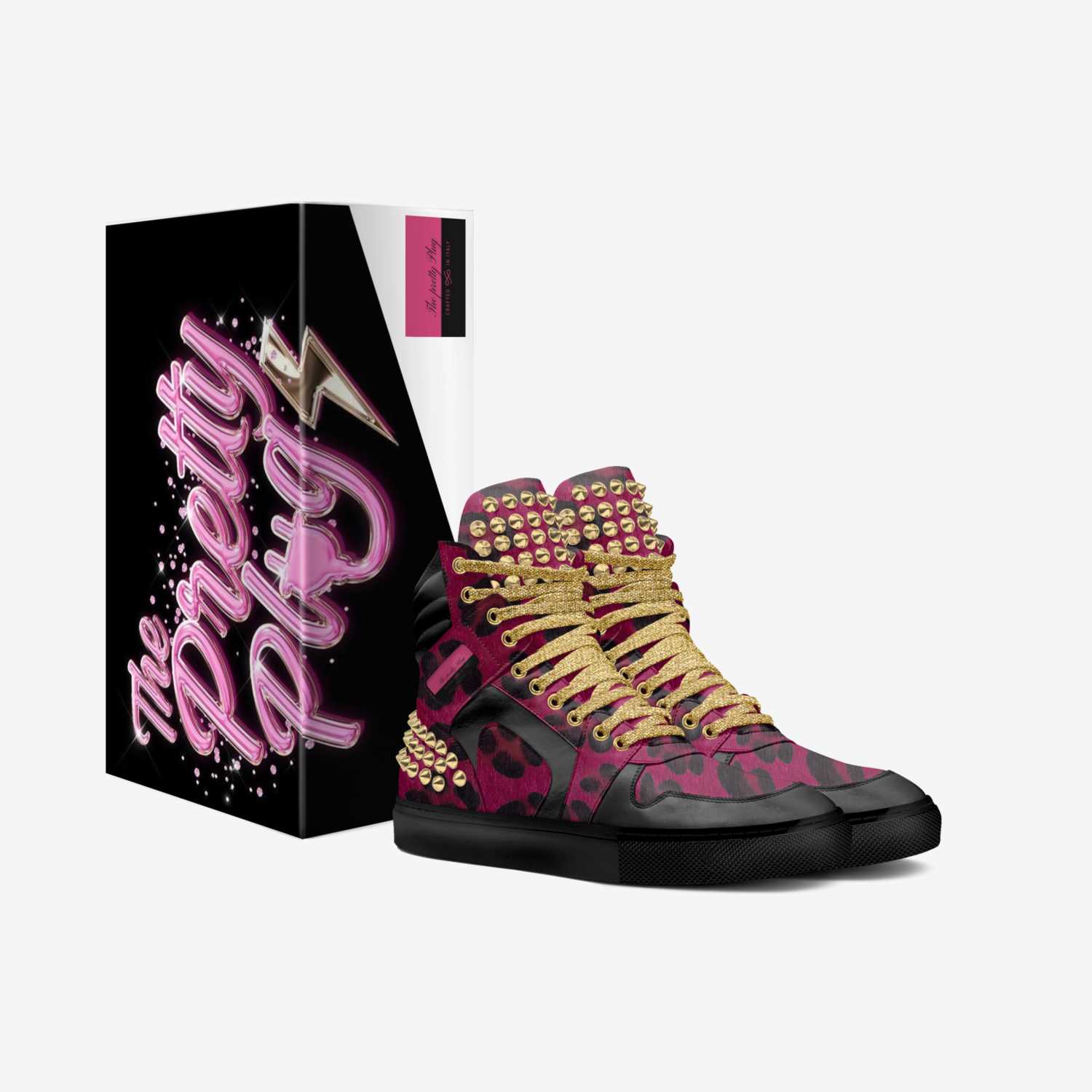 The pretty Plug custom made in Italy shoes by Ny-leeka Jackson | Box view