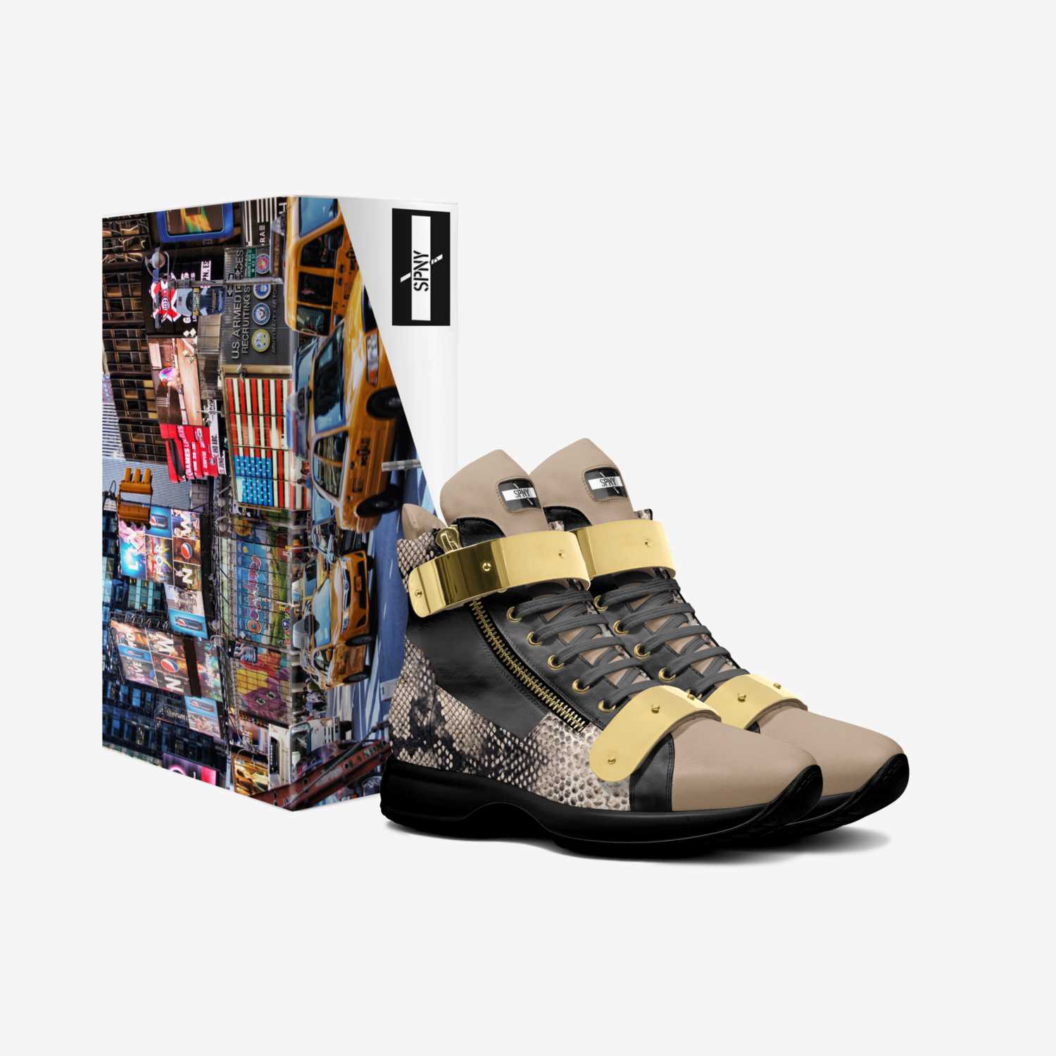 SPNY  custom made in Italy shoes by Steven Padro | Box view