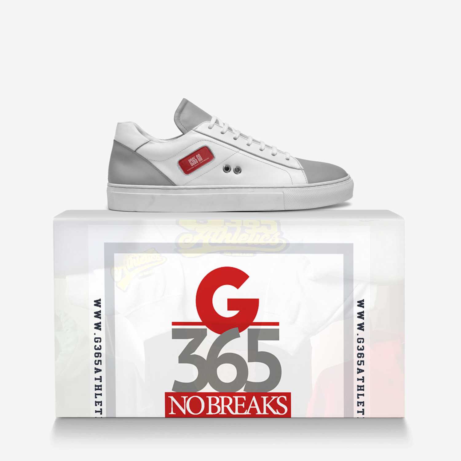 G365 GO custom made in Italy shoes by G365 Athletics | Over box view