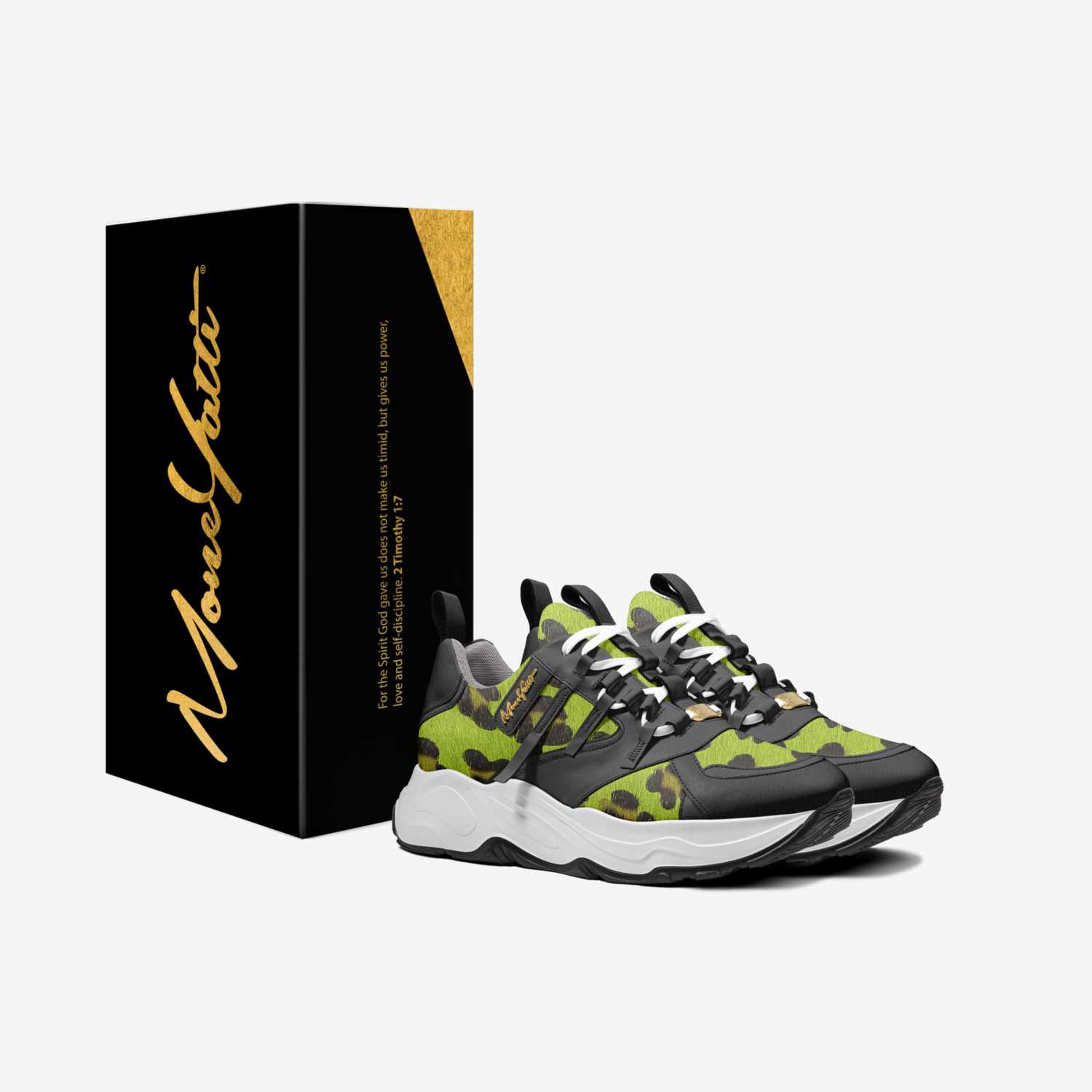 Moneyatti Bandz007 custom made in Italy shoes by Moneyatti Brand | Box view