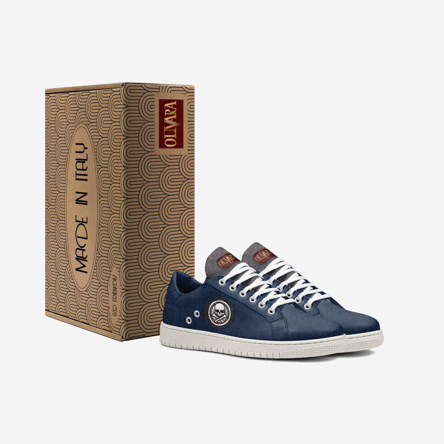 Terra custom made in Italy shoes by Kelly Gordon | Box view