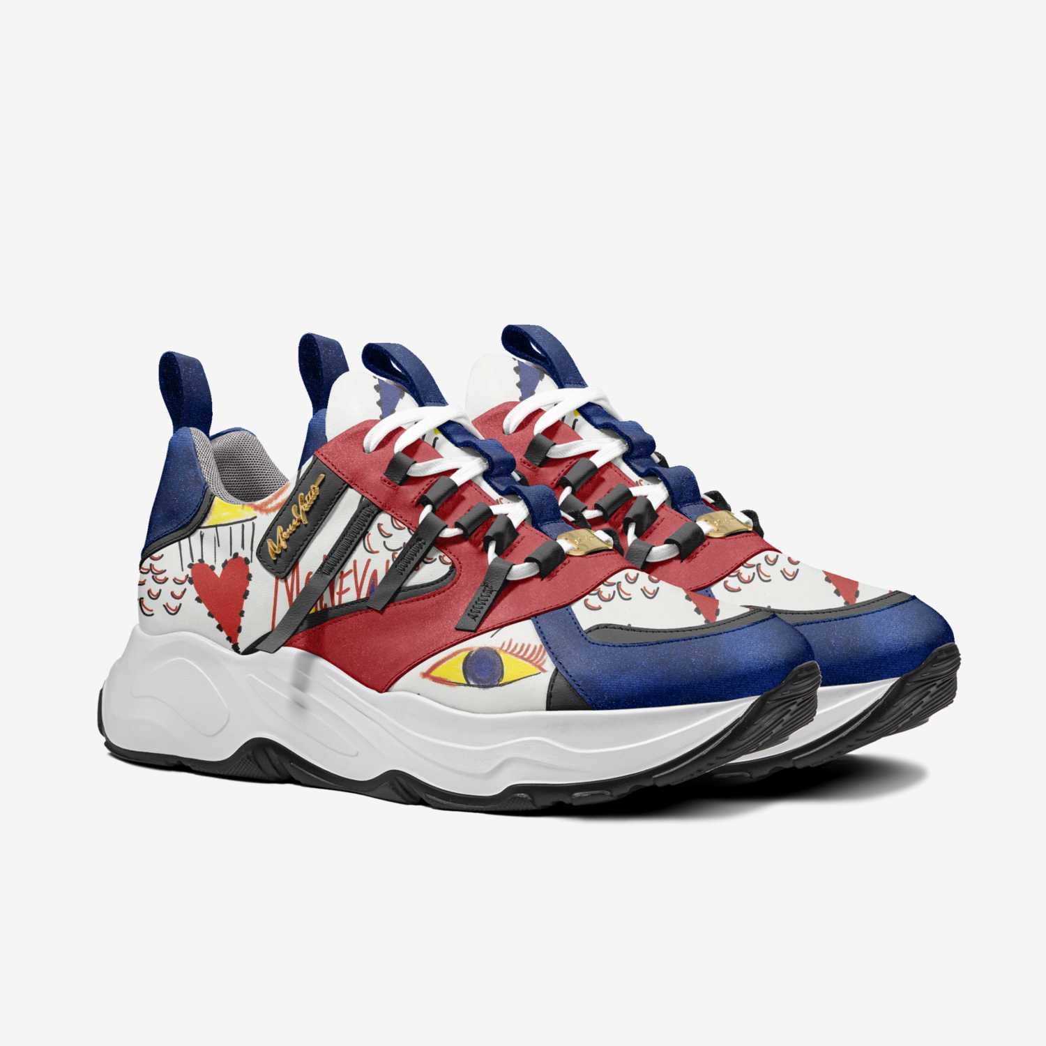 MONEYATTI BANDZ012 custom made in Italy shoes by Moneyatti Brand | Double view