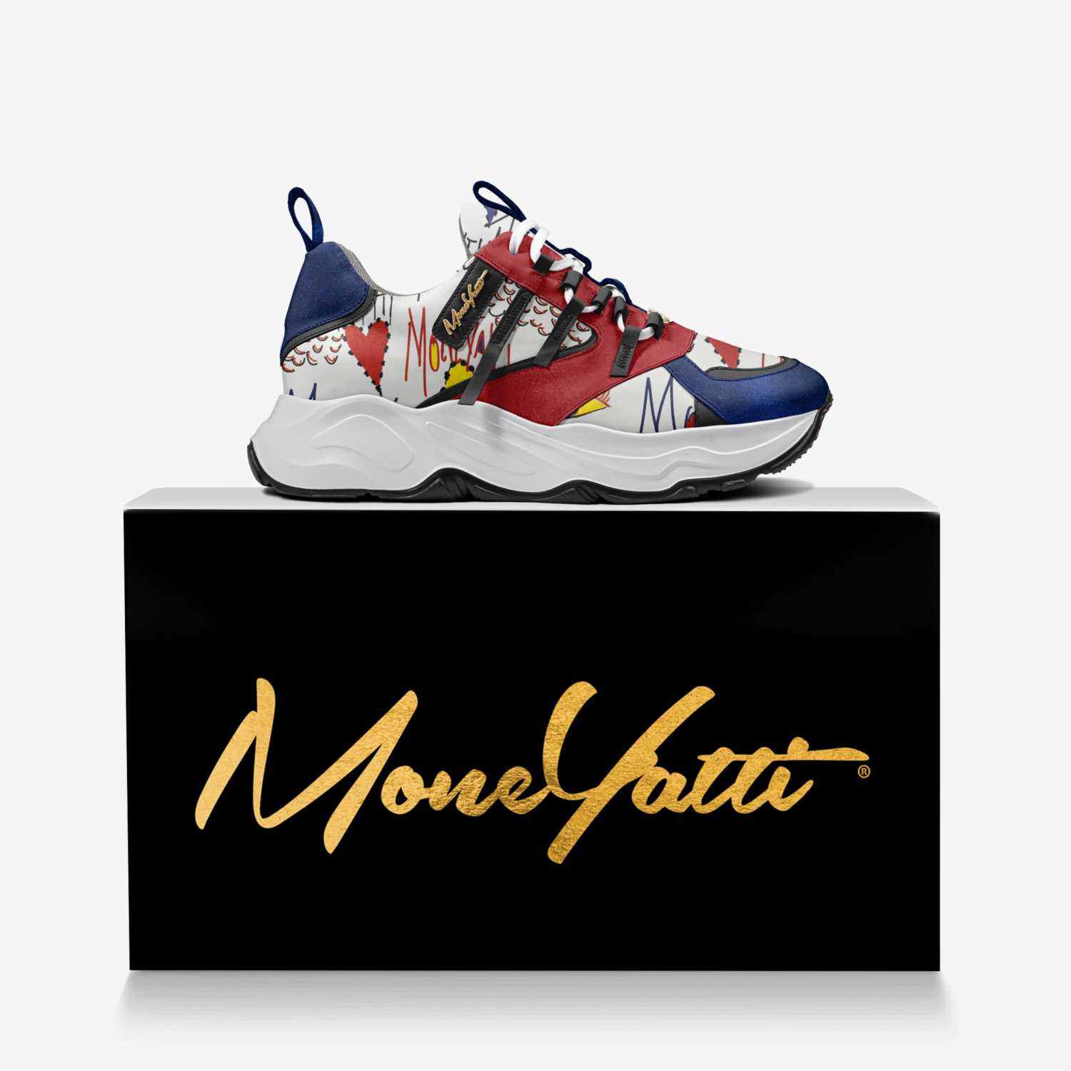 MONEYATTI BANDZ012 custom made in Italy shoes by Moneyatti Brand | Over box view