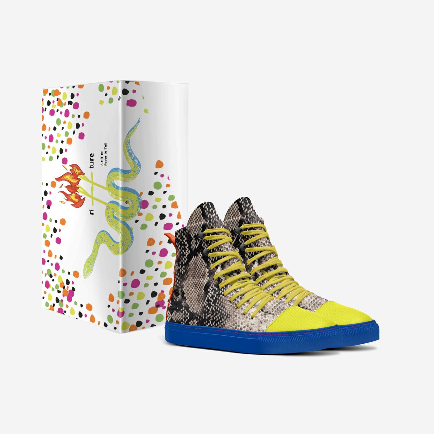 25R3-Fevertotell custom made in Italy shoes by Sandra Ferguson | Box view