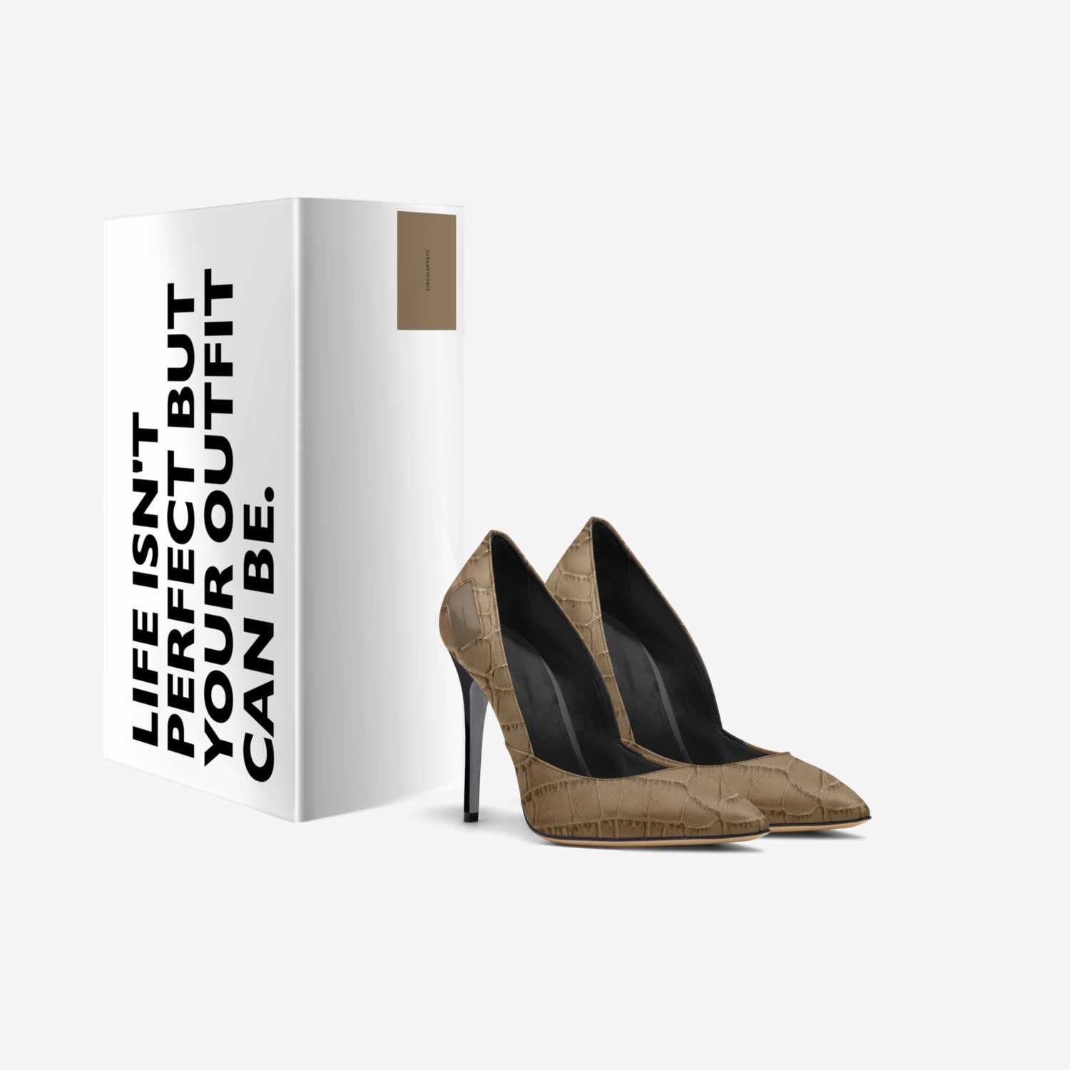 CIRCULAR PATH custom made in Italy shoes by Amanda Murray | Box view