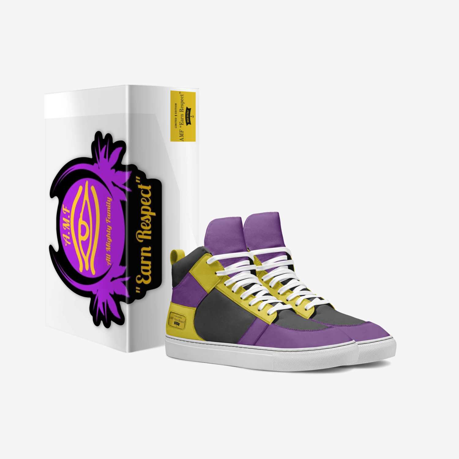 AMF “Earn Respect” custom made in Italy shoes by Delmir | Box view