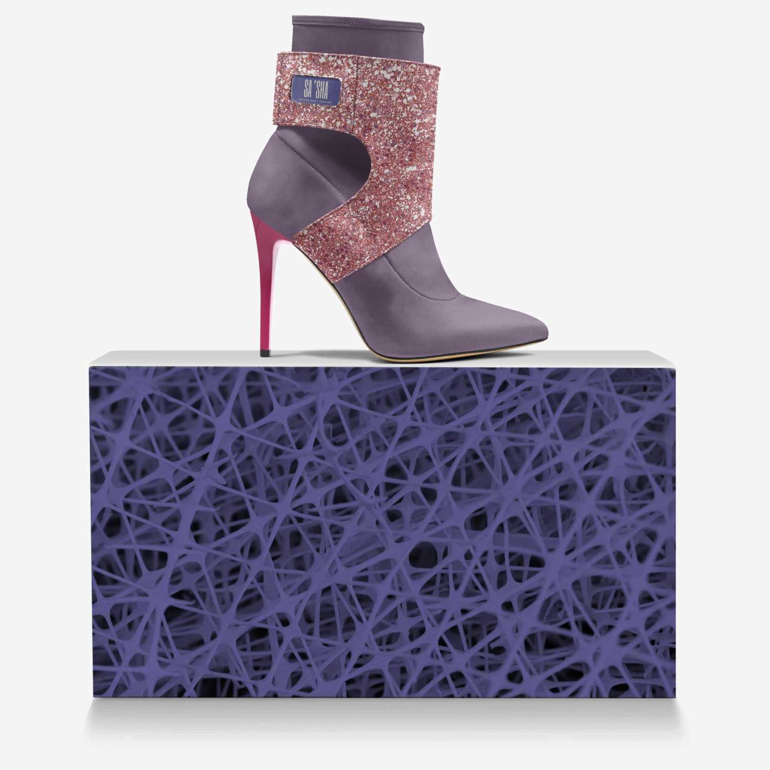 SA’SHA custom made in Italy shoes by Shannon Phillips | Over box view