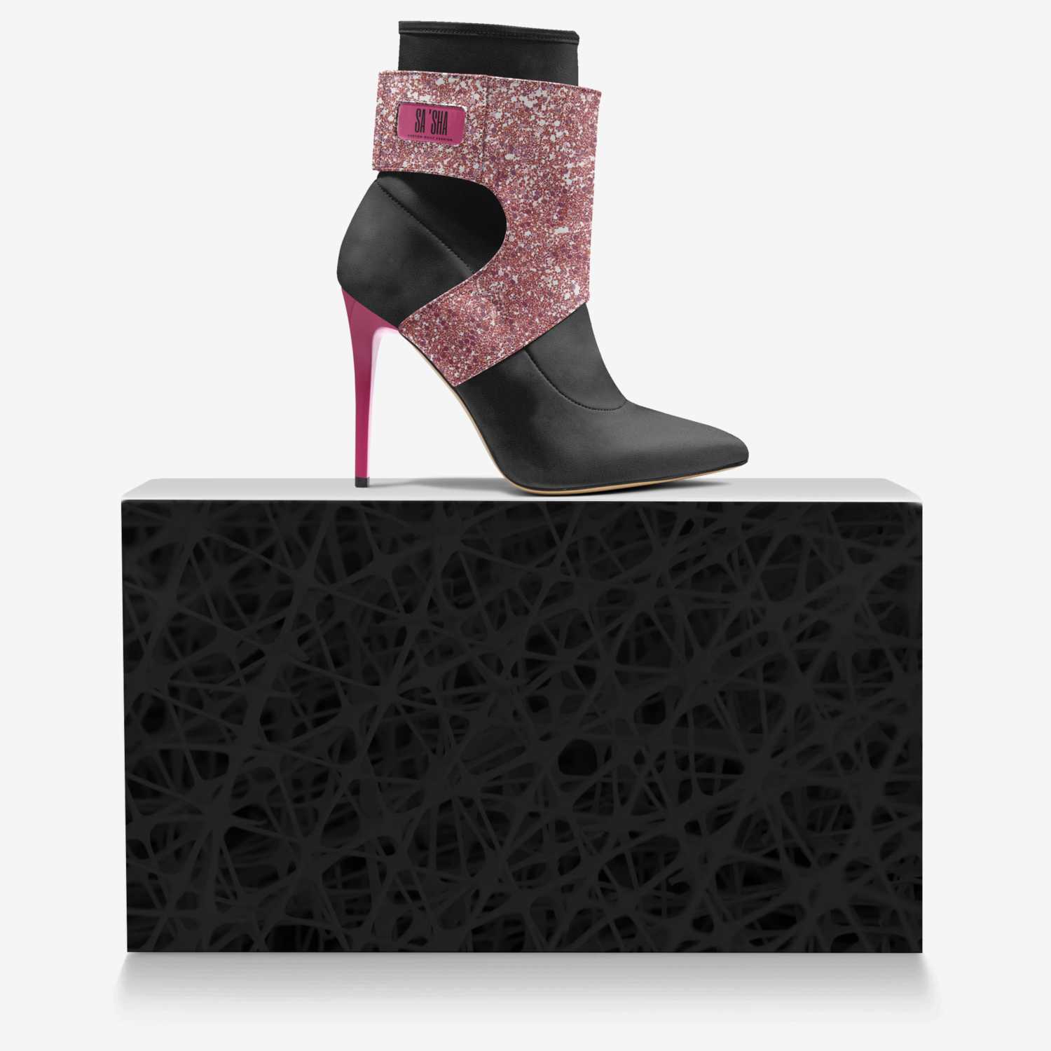 SA’SHA custom made in Italy shoes by Shannon Phillips | Over box view