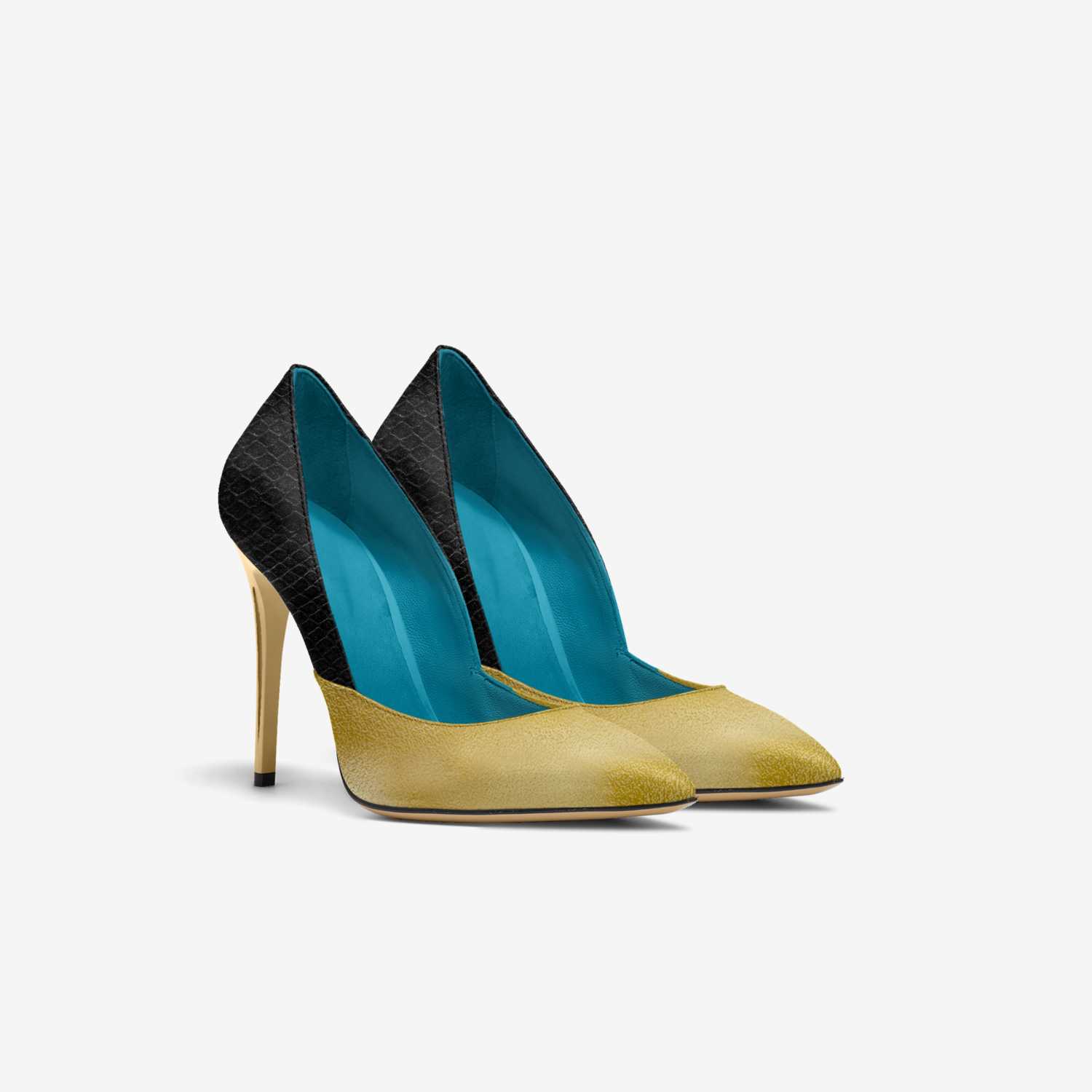 Reesa custom made in Italy shoes by Lareesa Long | Double view