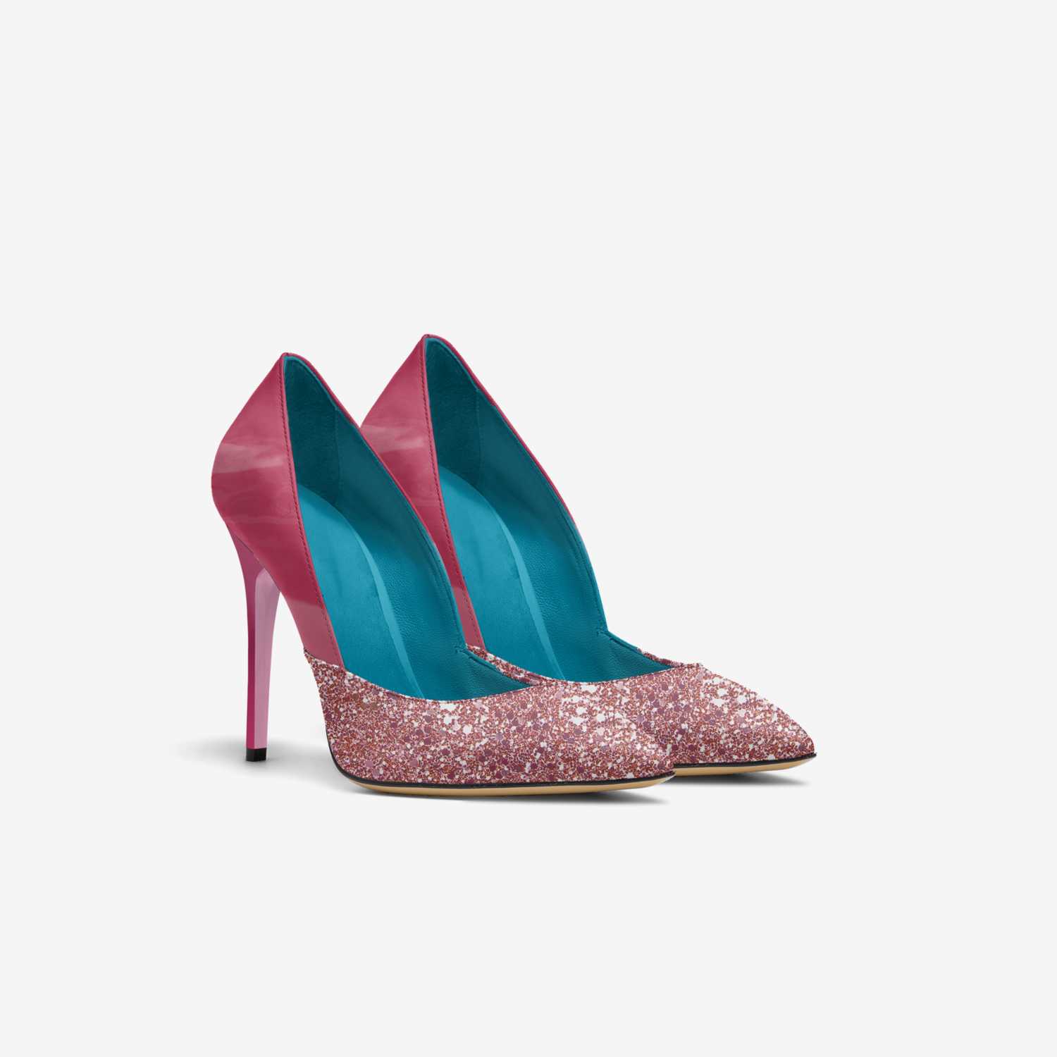 Reesy custom made in Italy shoes by Lareesa Long | Double view