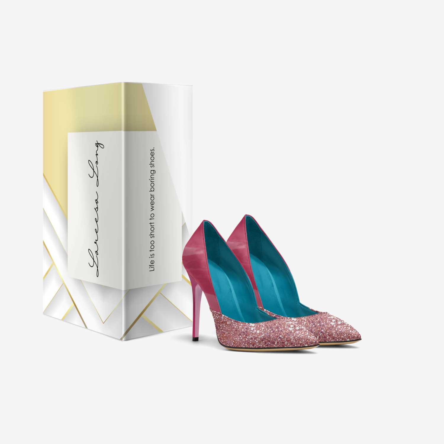 Reesy custom made in Italy shoes by Lareesa Long | Box view
