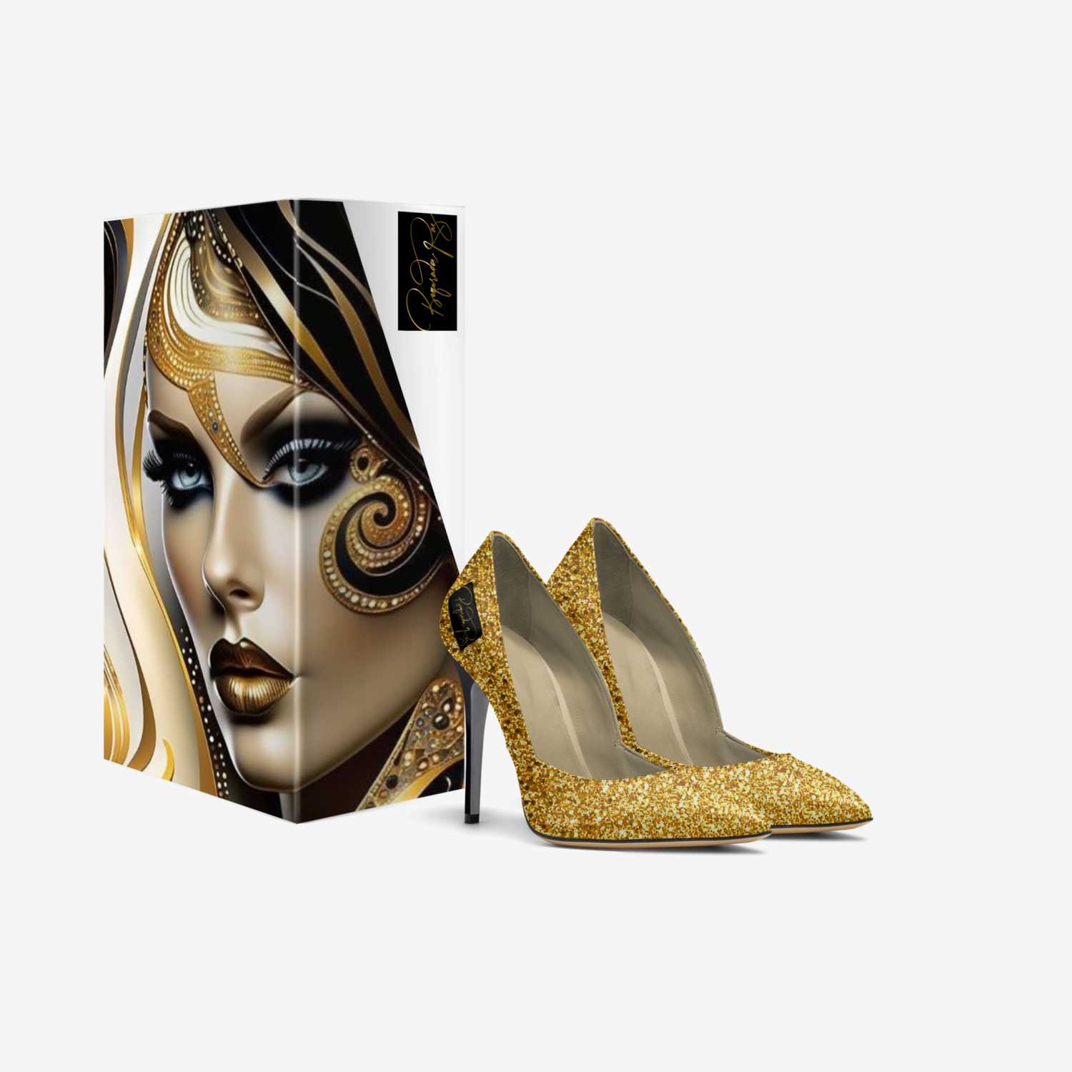 Boqorada Raz custom made in Italy shoes by Selena A Razo Bell | Box view