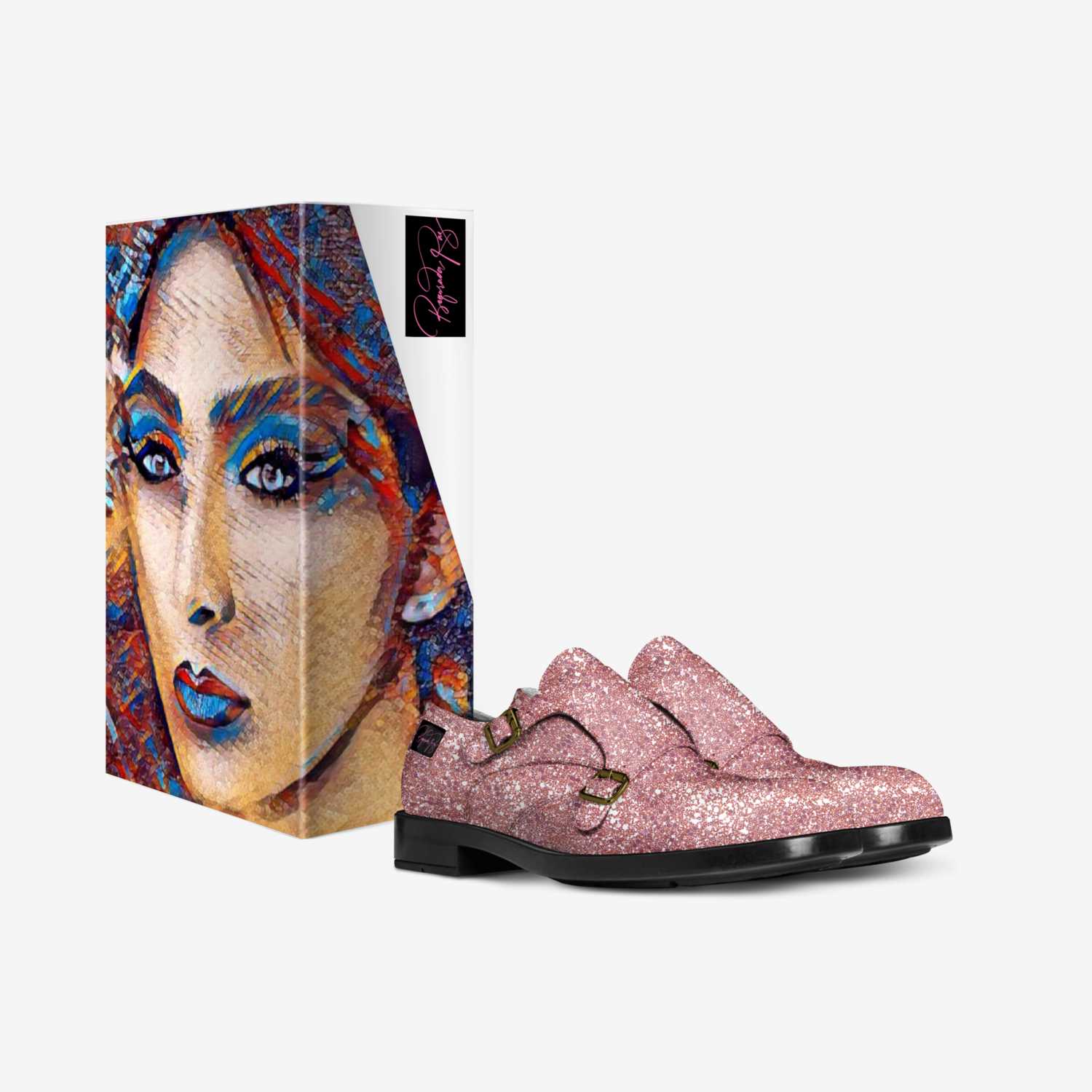 Boqorada Raz custom made in Italy shoes by Selena A Razo Bell | Box view