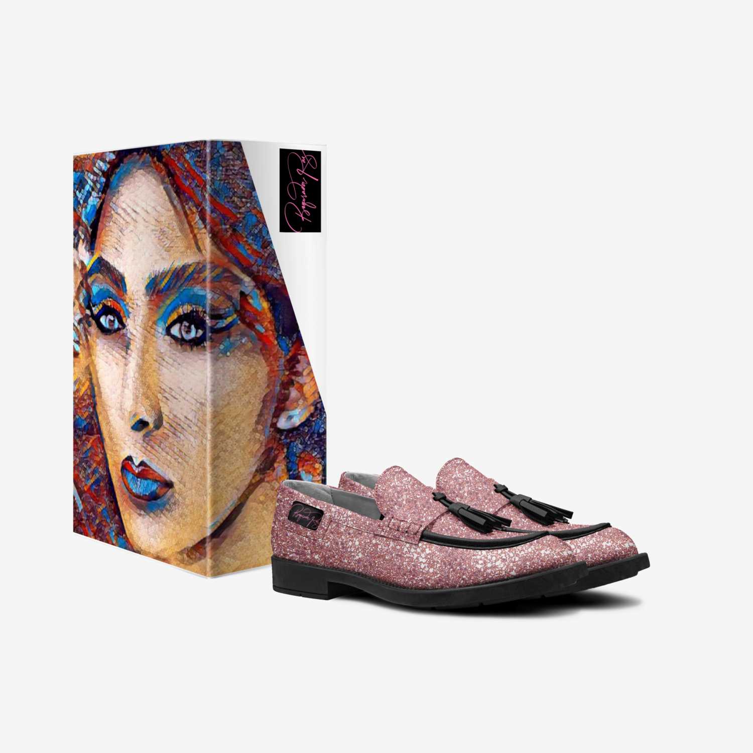 Boqorada Raz custom made in Italy shoes by Selena A Razo Bell | Box view
