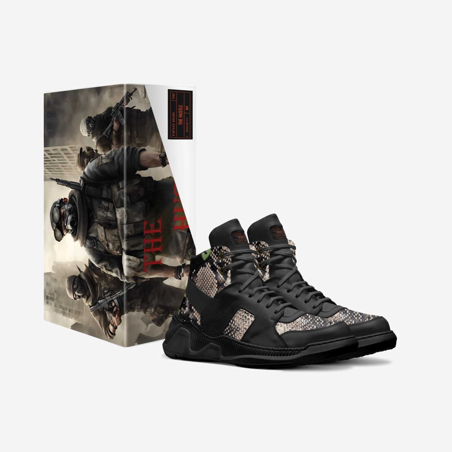 The Hustle custom made in Italy shoes by Peter E Sisco Iv | Box view