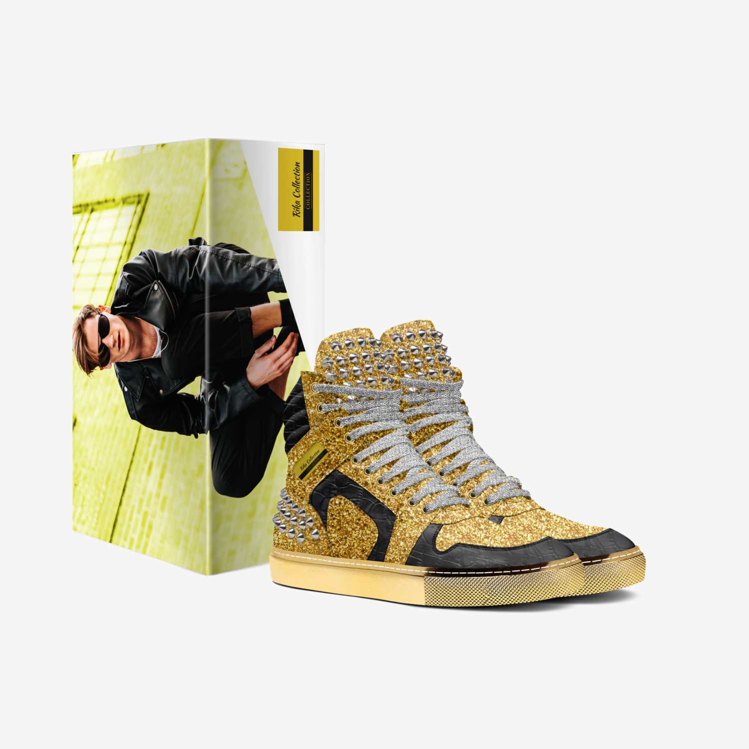 Rika Collection custom made in Italy shoes by Daniah Aljubaili | Box view