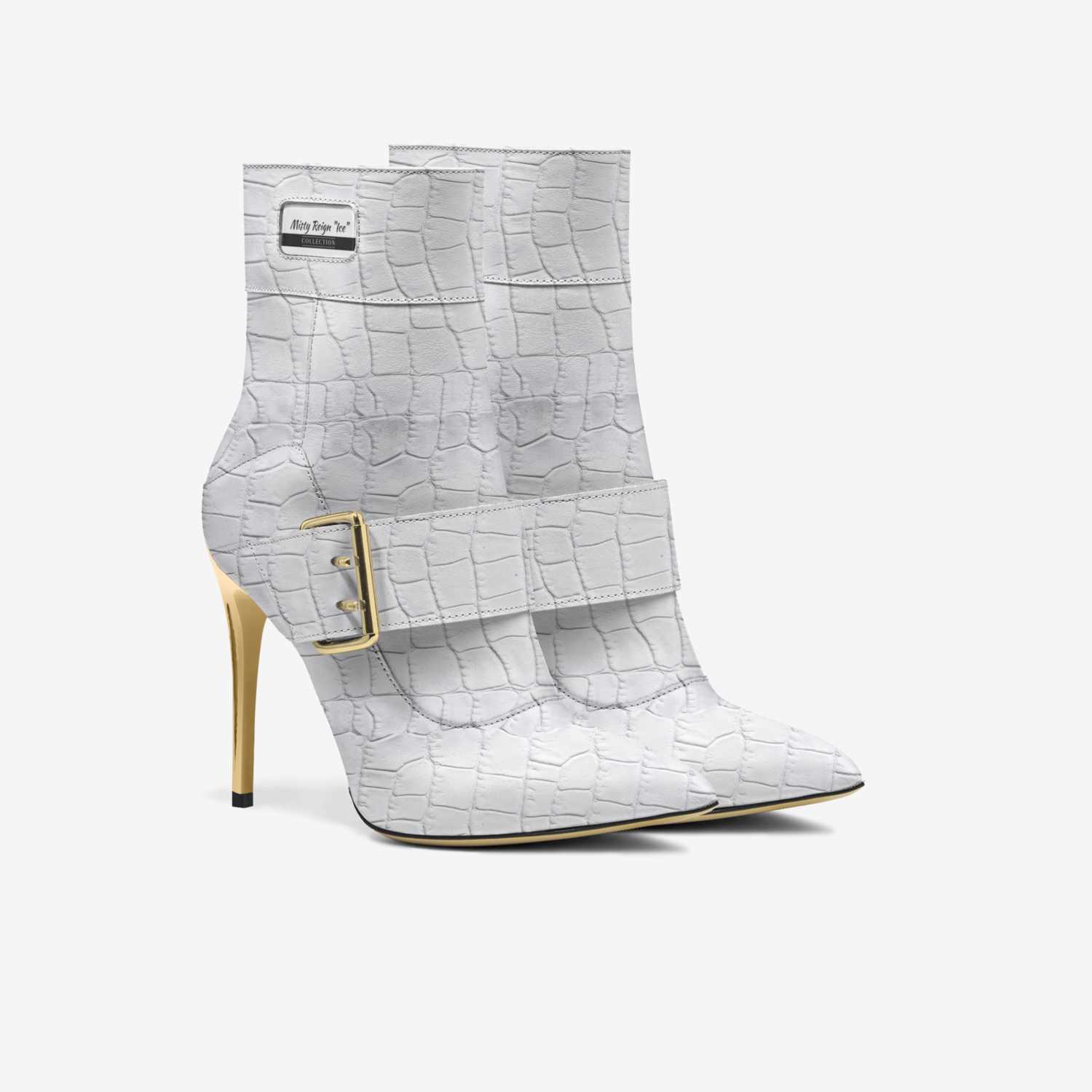 Misty Reign "Ice" custom made in Italy shoes by Bullish Boutique | Double view