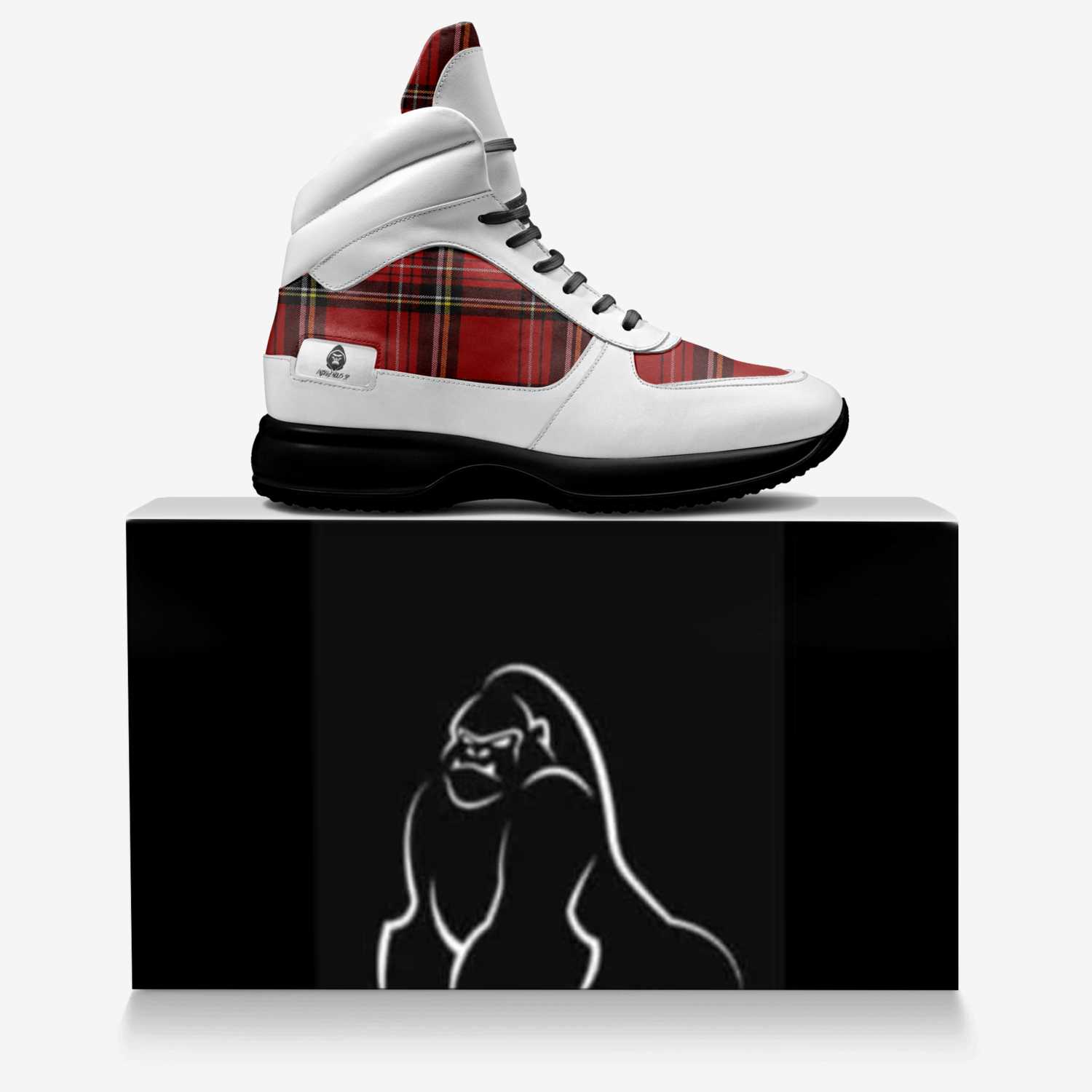INDIGENOUS 97 custom made in Italy shoes by Jojo Eme | Over box view