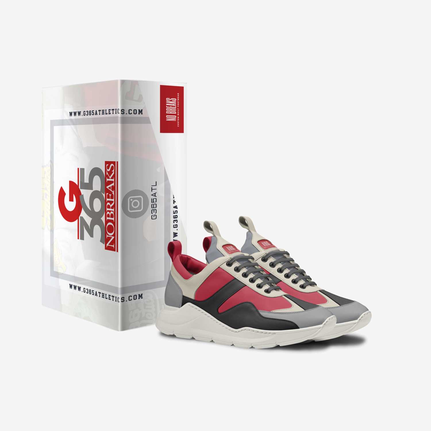 NO BREAKS custom made in Italy shoes by G365 Athletics | Box view